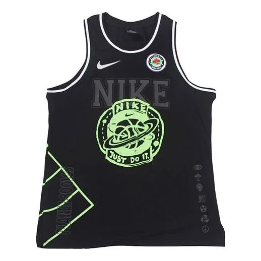 Nike DNA Summer Hoops Sports Top Men Black CW4814-010 - 1