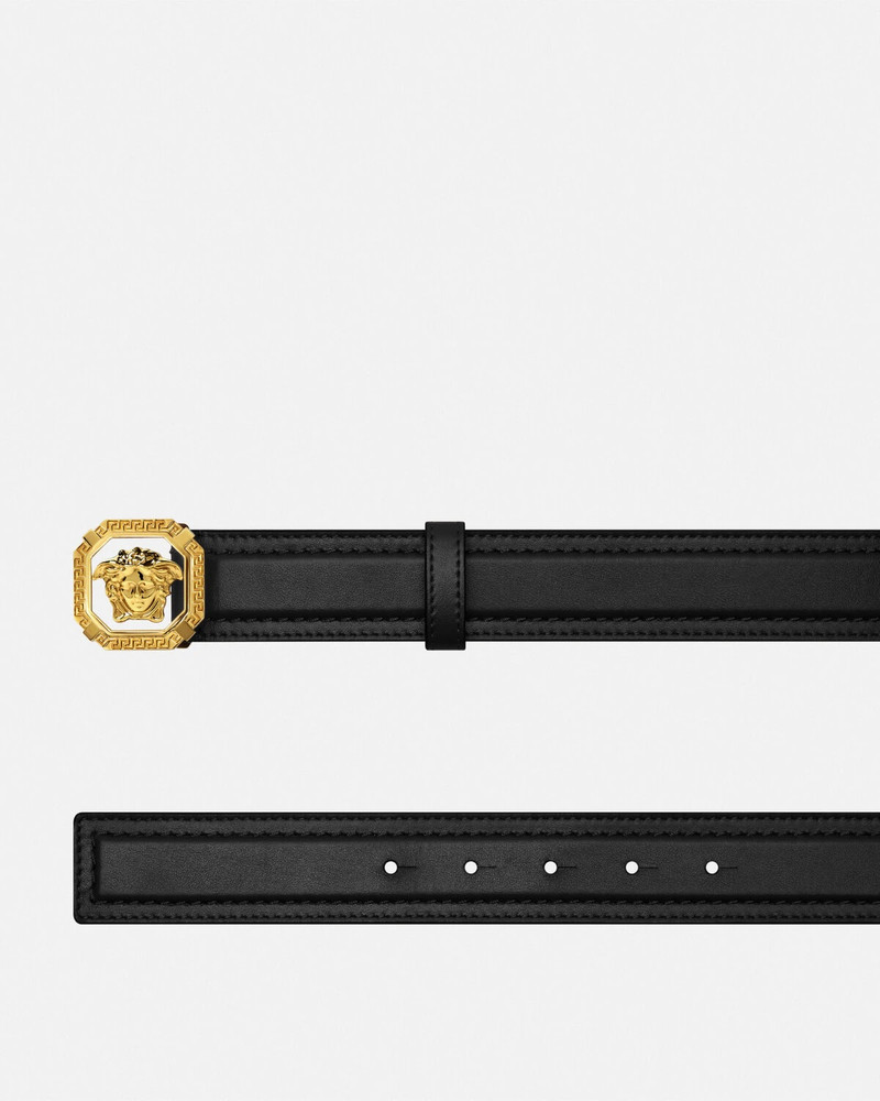 VERSACE La Medusa Leather Belt 3,5 cm outlook