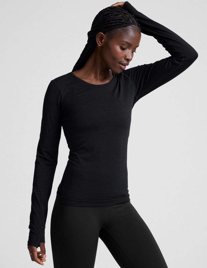 BEYOND YOGA LuxeKnit Merino Wool Crewneck outlook