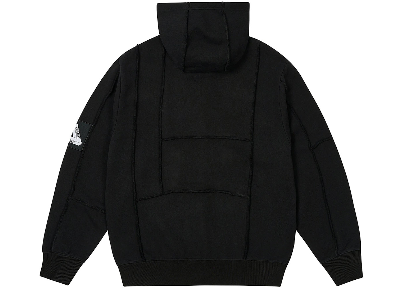 Palace Patch Me Up Zip Hood Black - 2