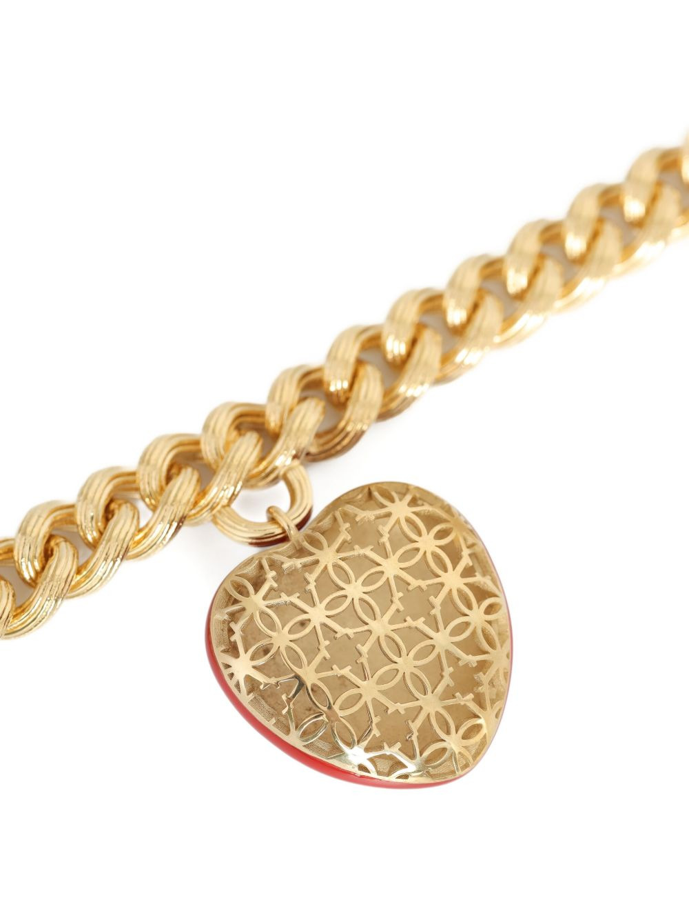 curb-chain heart bracelet - 2