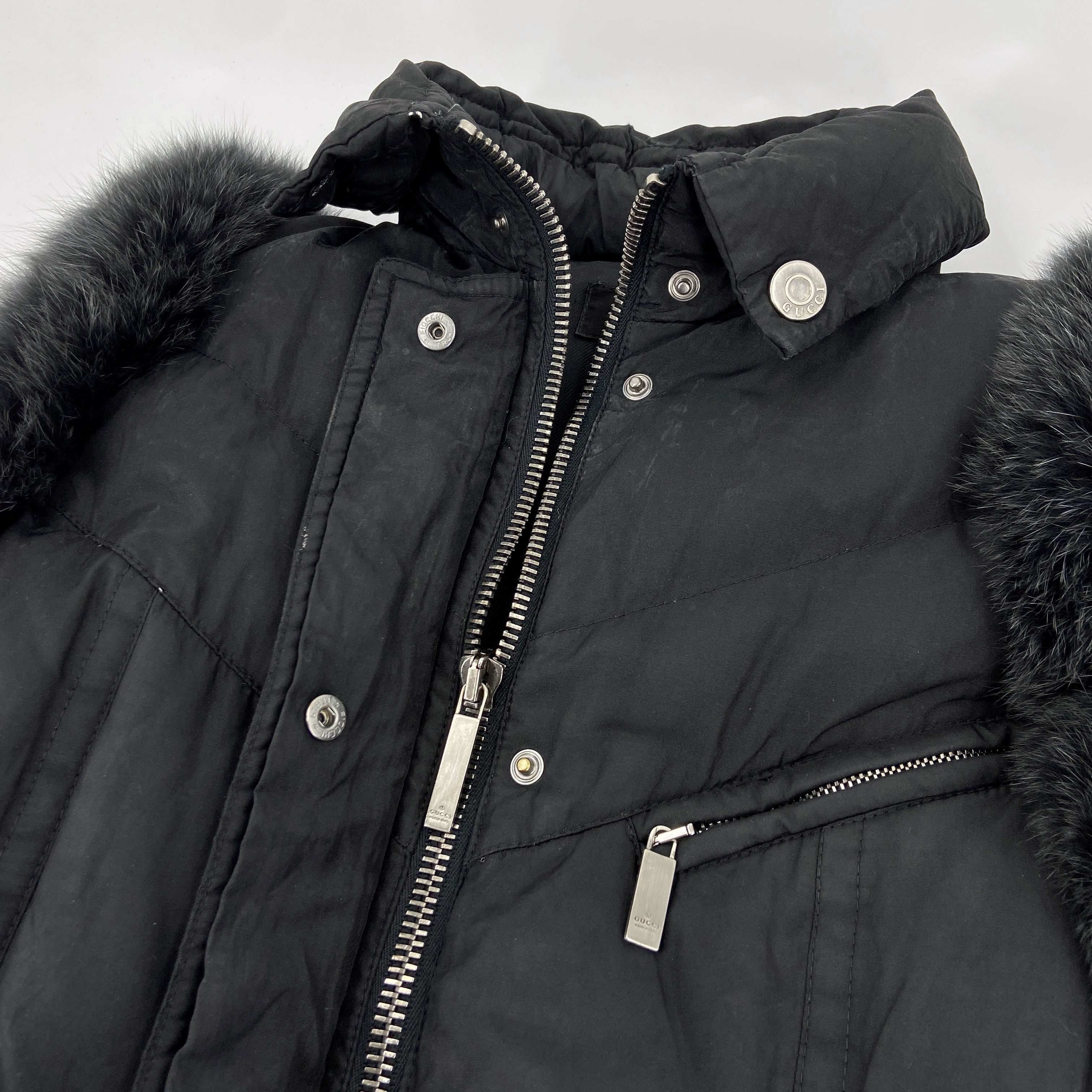Gucci Fall 1998 Tom Ford Silk Quilted Down Puffer Vest 38 - 10