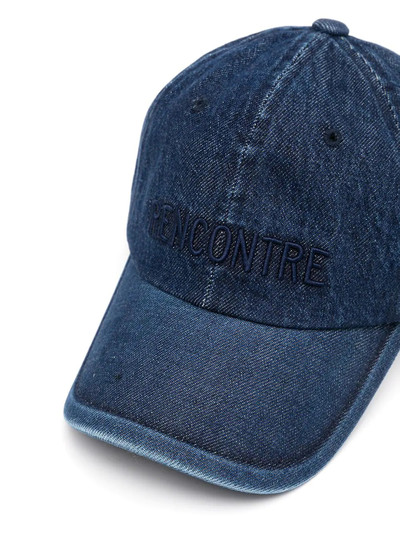 JUUN.J logo-print denim cap outlook