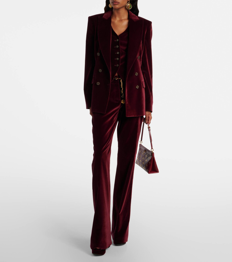 Etro Cotton velvet vest outlook