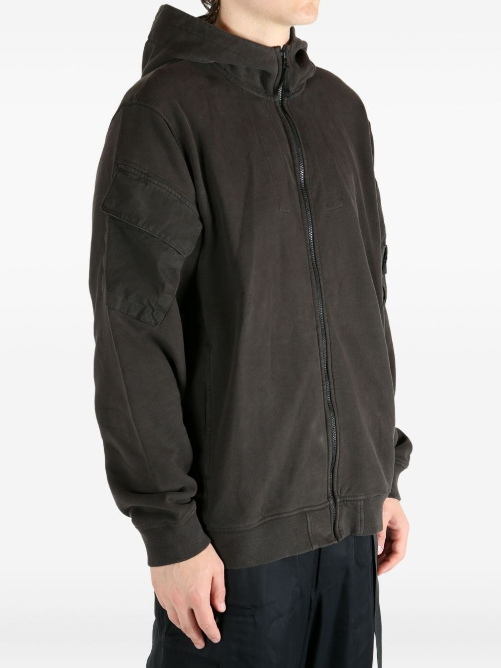 zip-up hoodie - 3