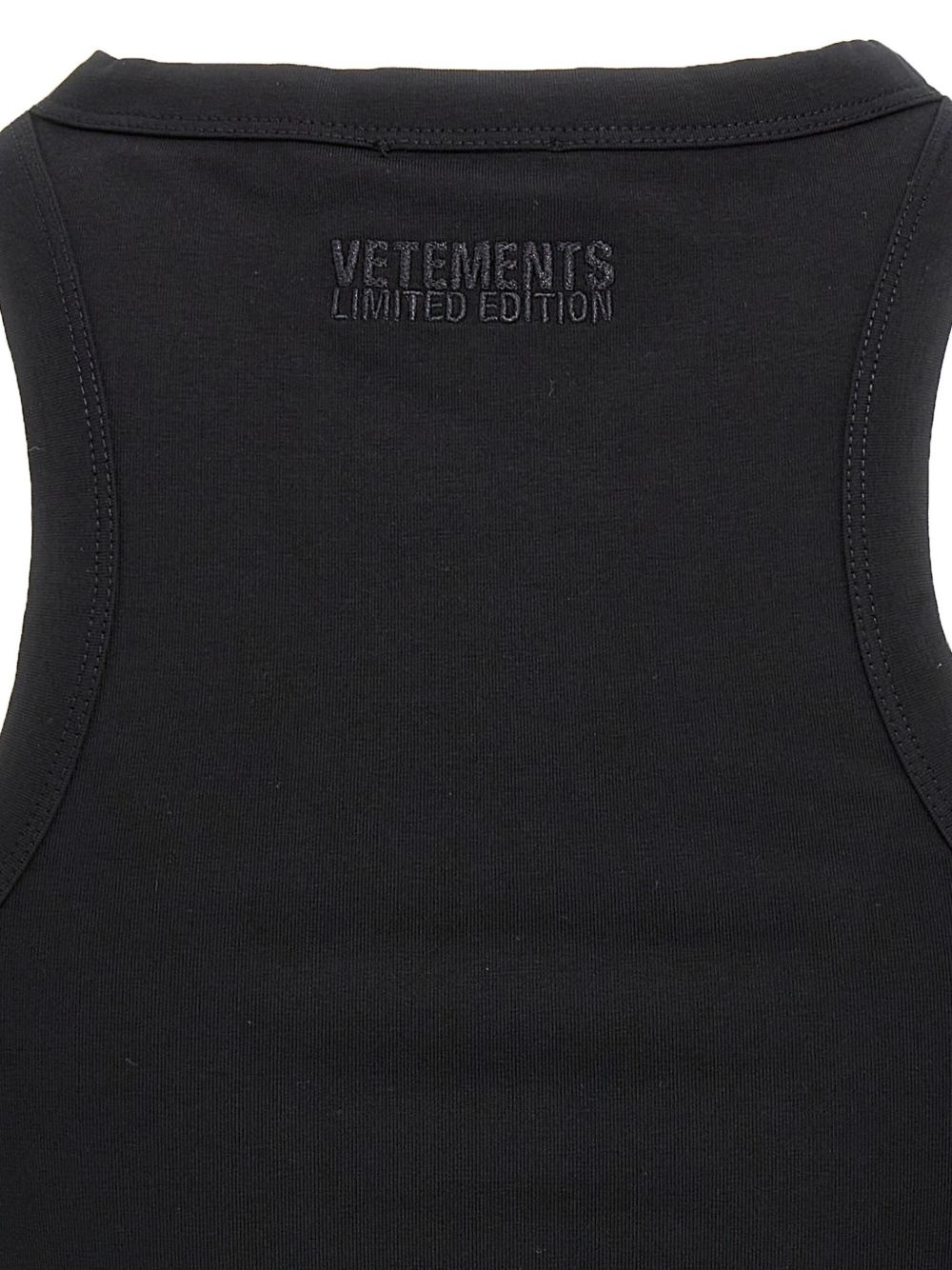 logo-print tank top - 4