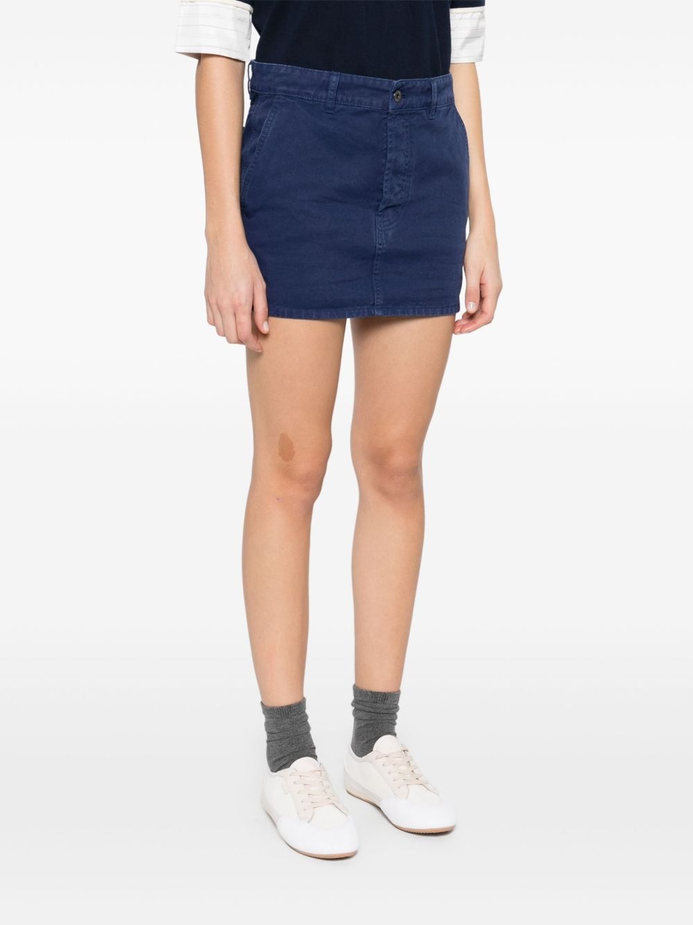 logo-appliqué mini skirt - 3