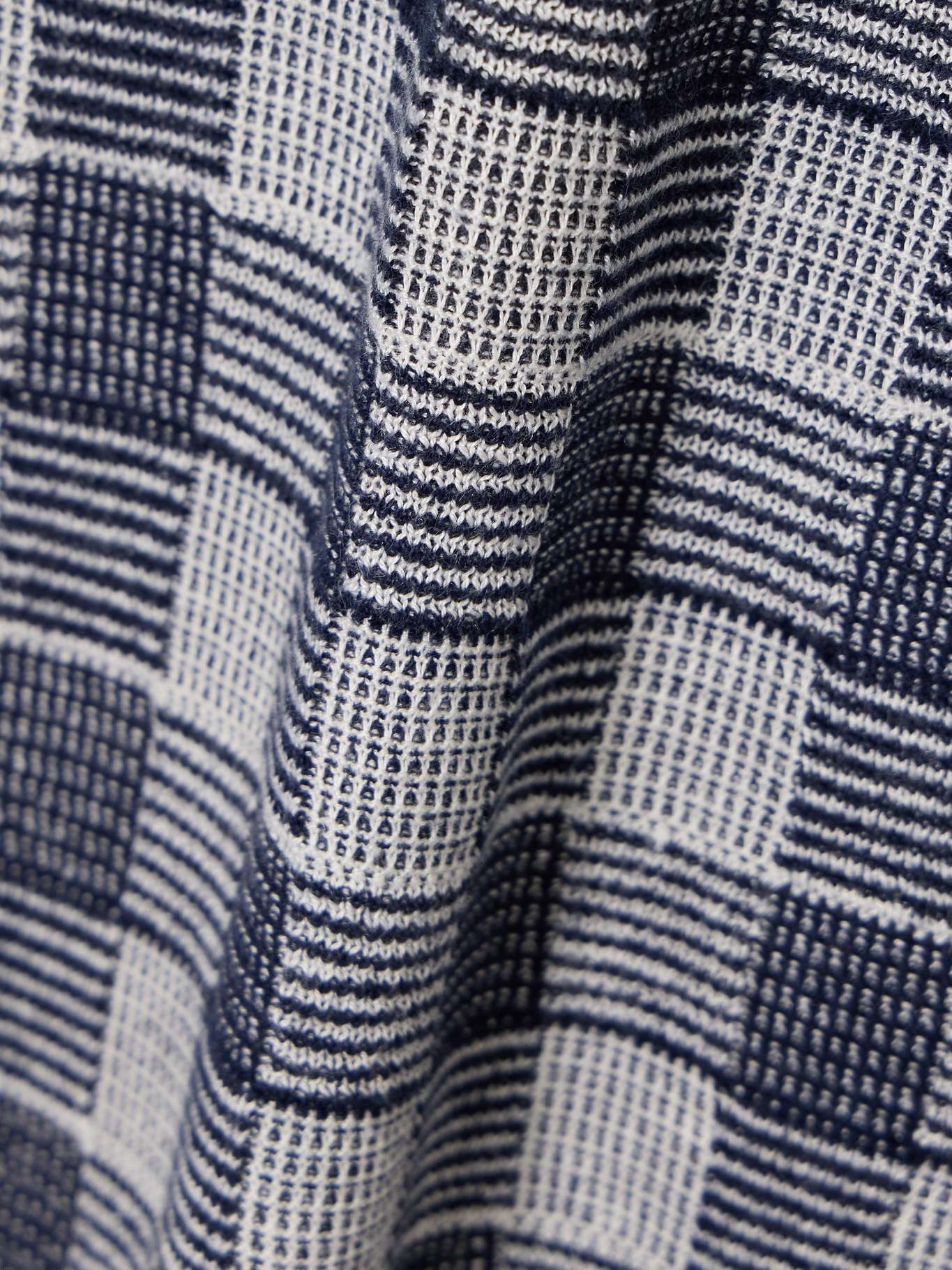 Gingham silk and linen-blend tank Blue - 5