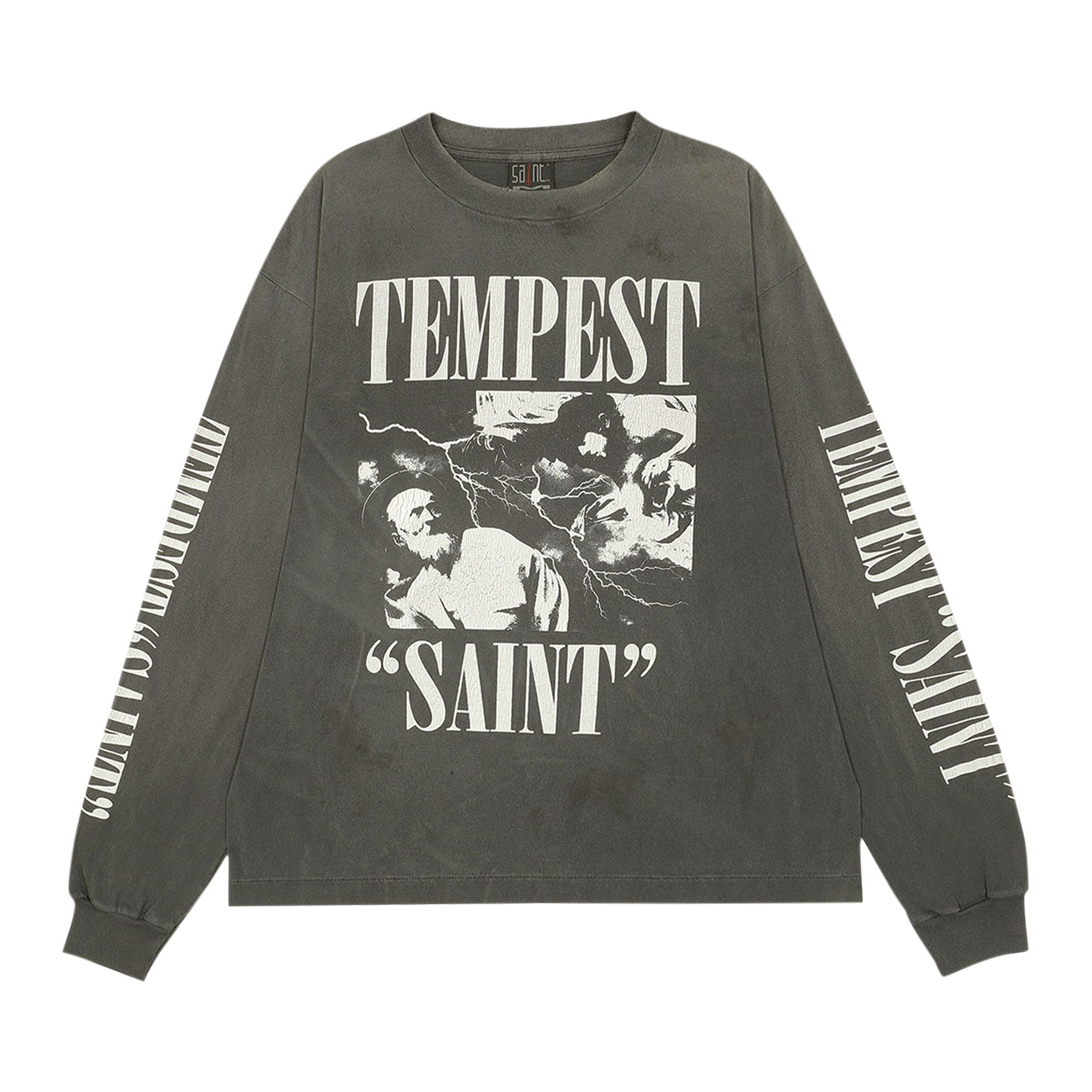 SAINT Mxxxxxx Tempest Long-Sleeve Tee 'Black' - 1