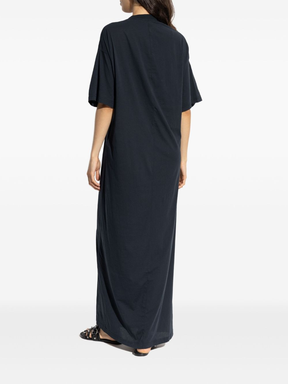 short-sleeve maxi dress - 4