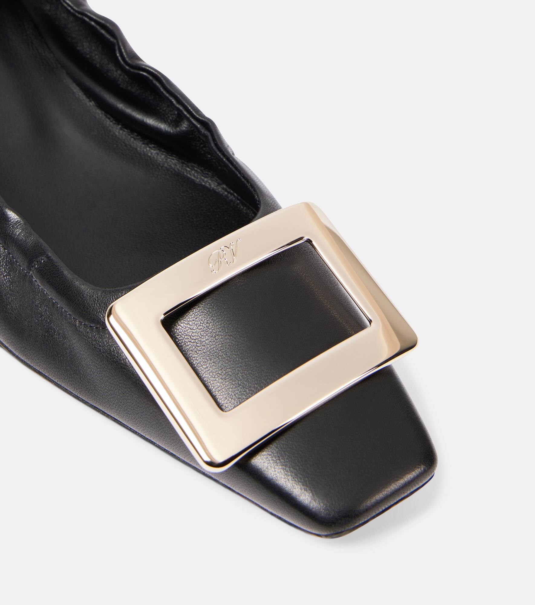 Belle Vivier leather ballet flats - 5