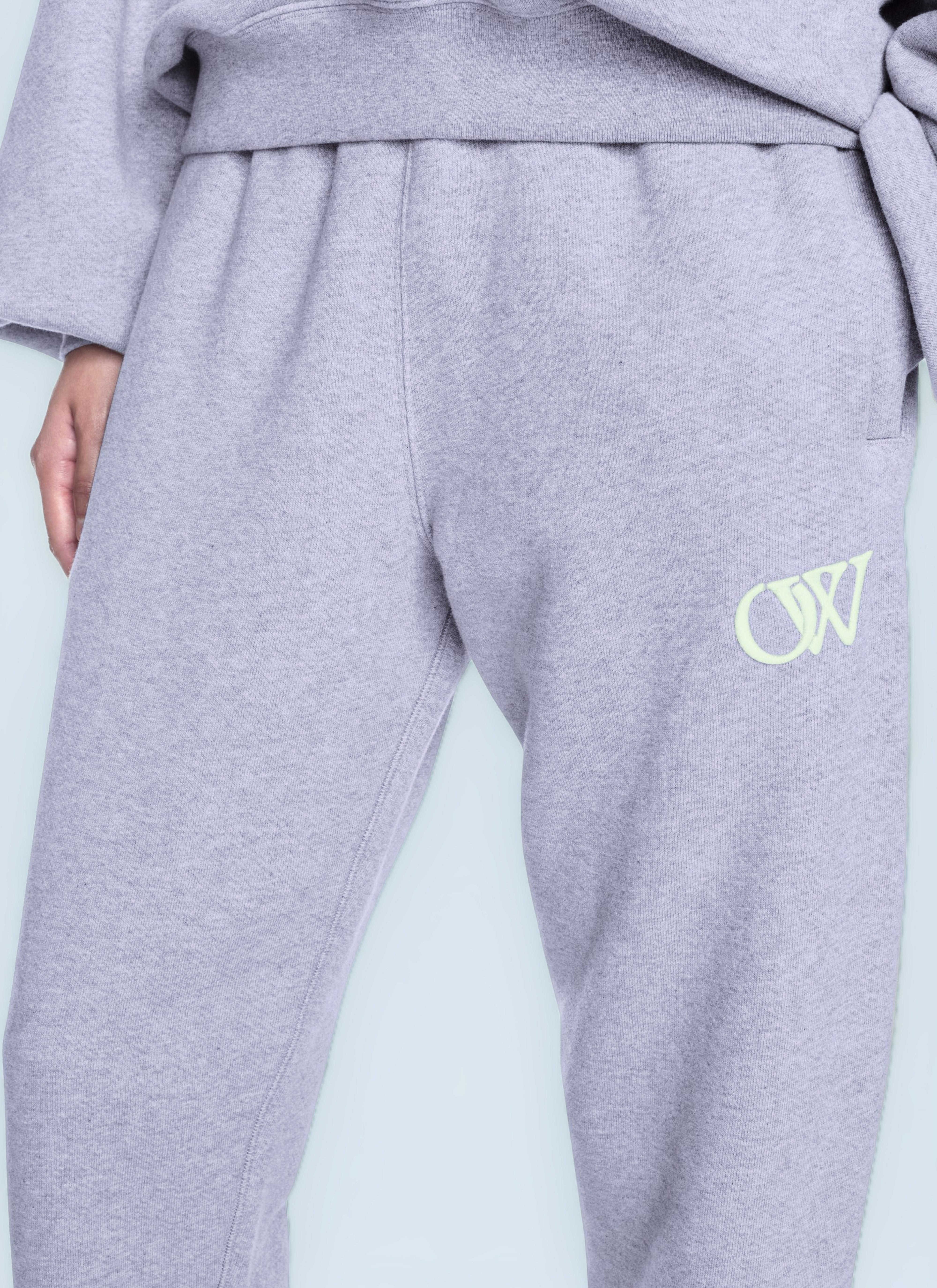 Off White Women Embroidered Ow Track Pants - 4