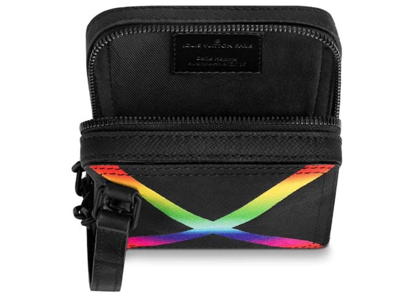 Louis Vuitton Danube Messenger Taiga Black/Rainbow - 3