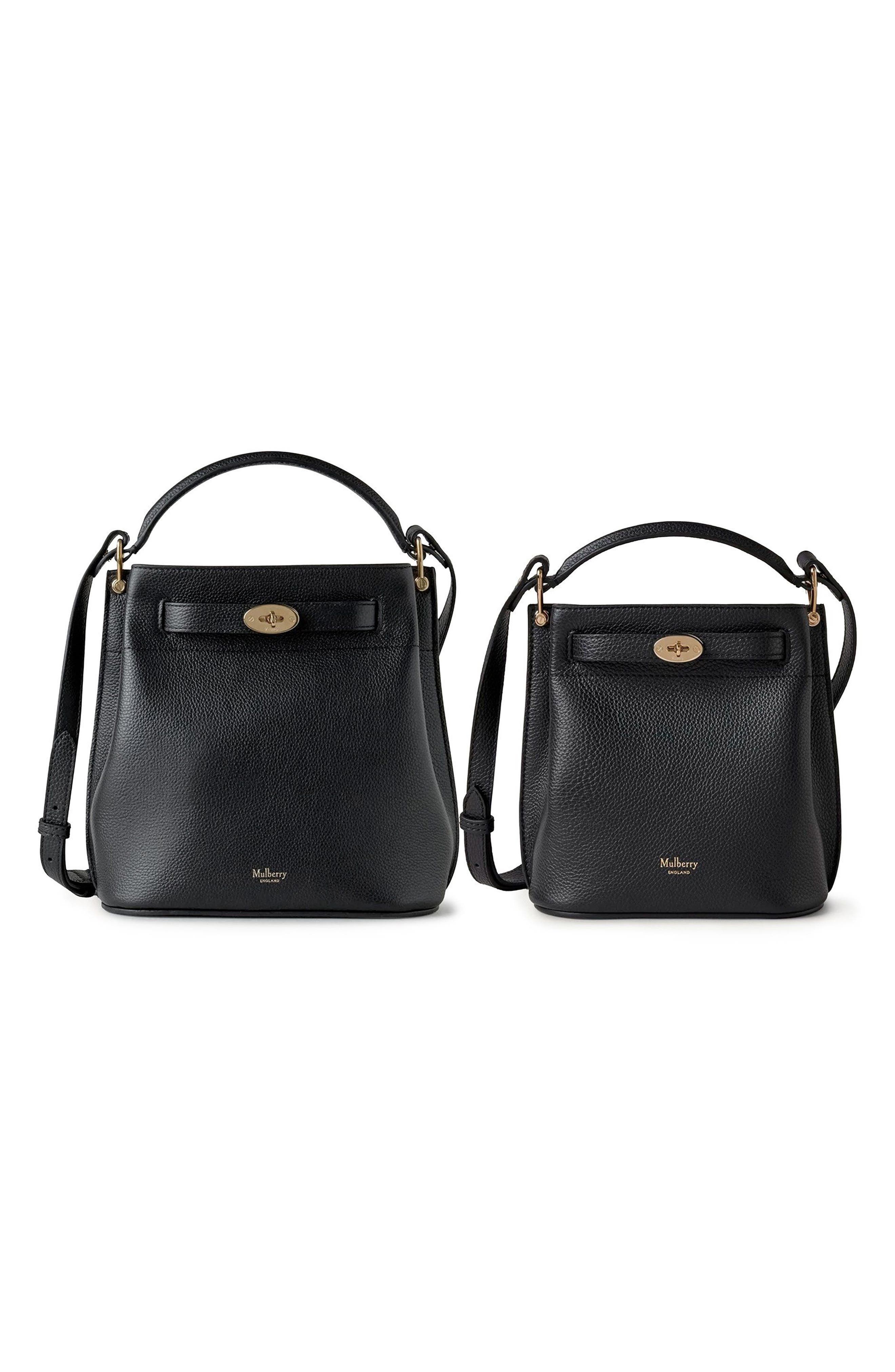 Mulberry Small Islington Classic Leather Bucket Bag in Black at Nordstrom - 7