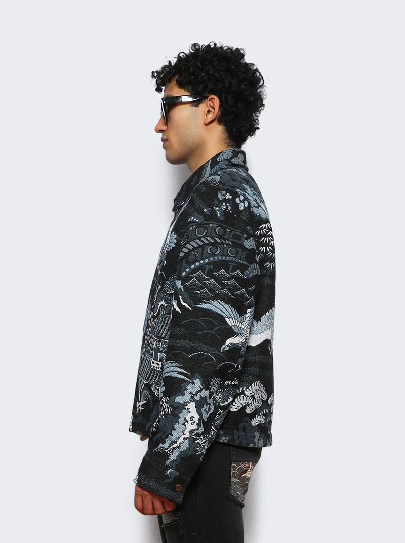 Bird Tapestry Blouson Black 3