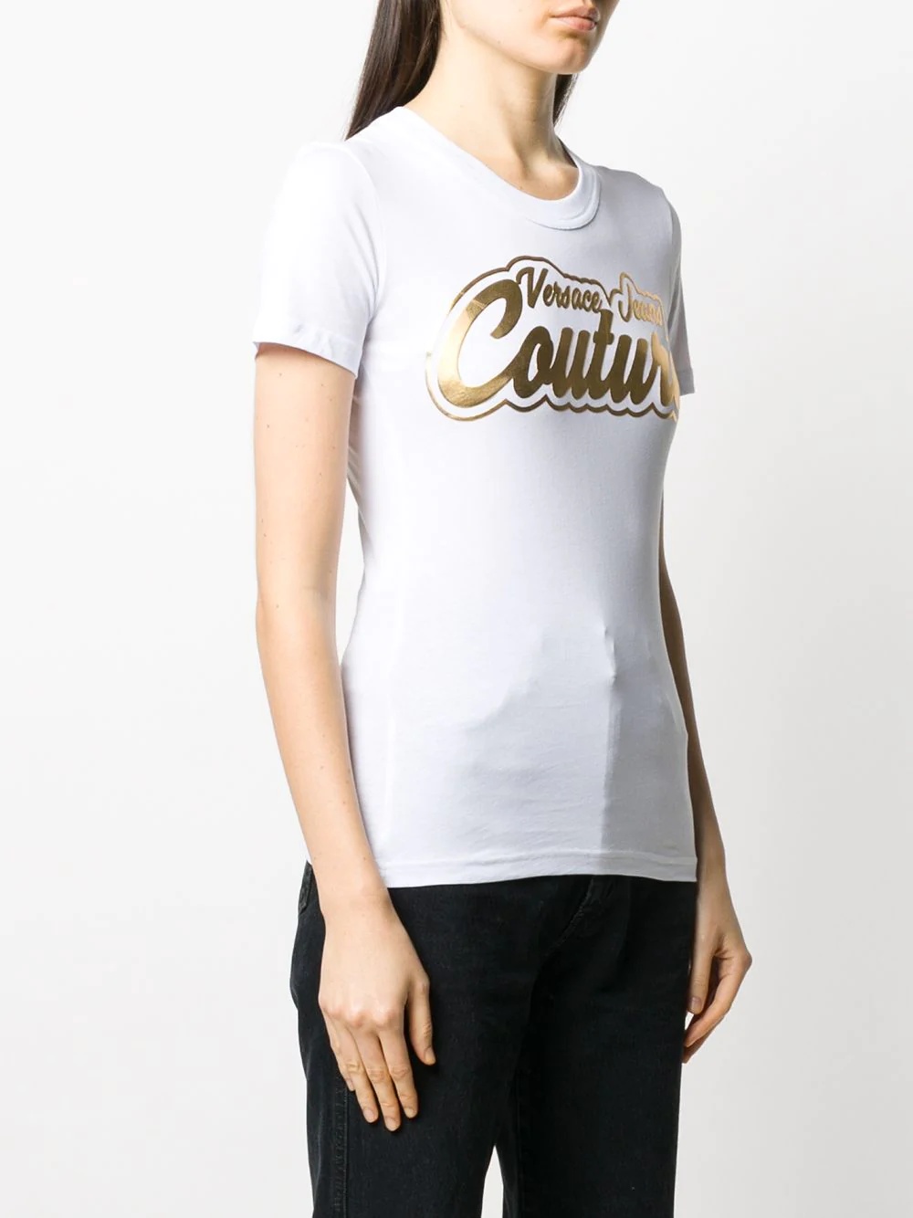 logo print short-sleeved T-shirt - 3