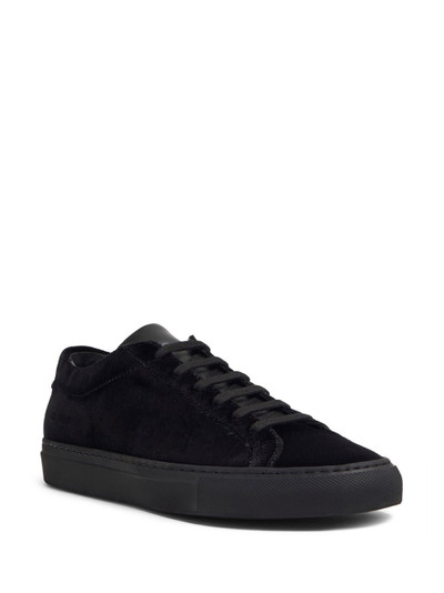 Common Projects velvet low-top sneakers outlook