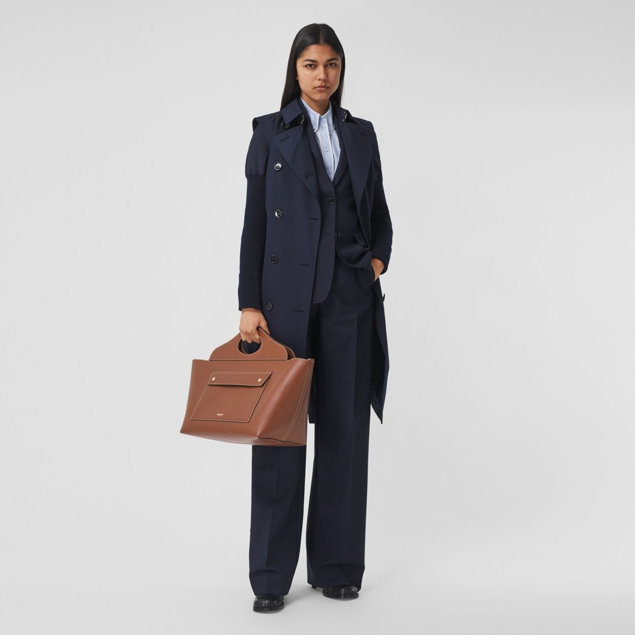 Medium Leather Soft Pocket Tote - 6