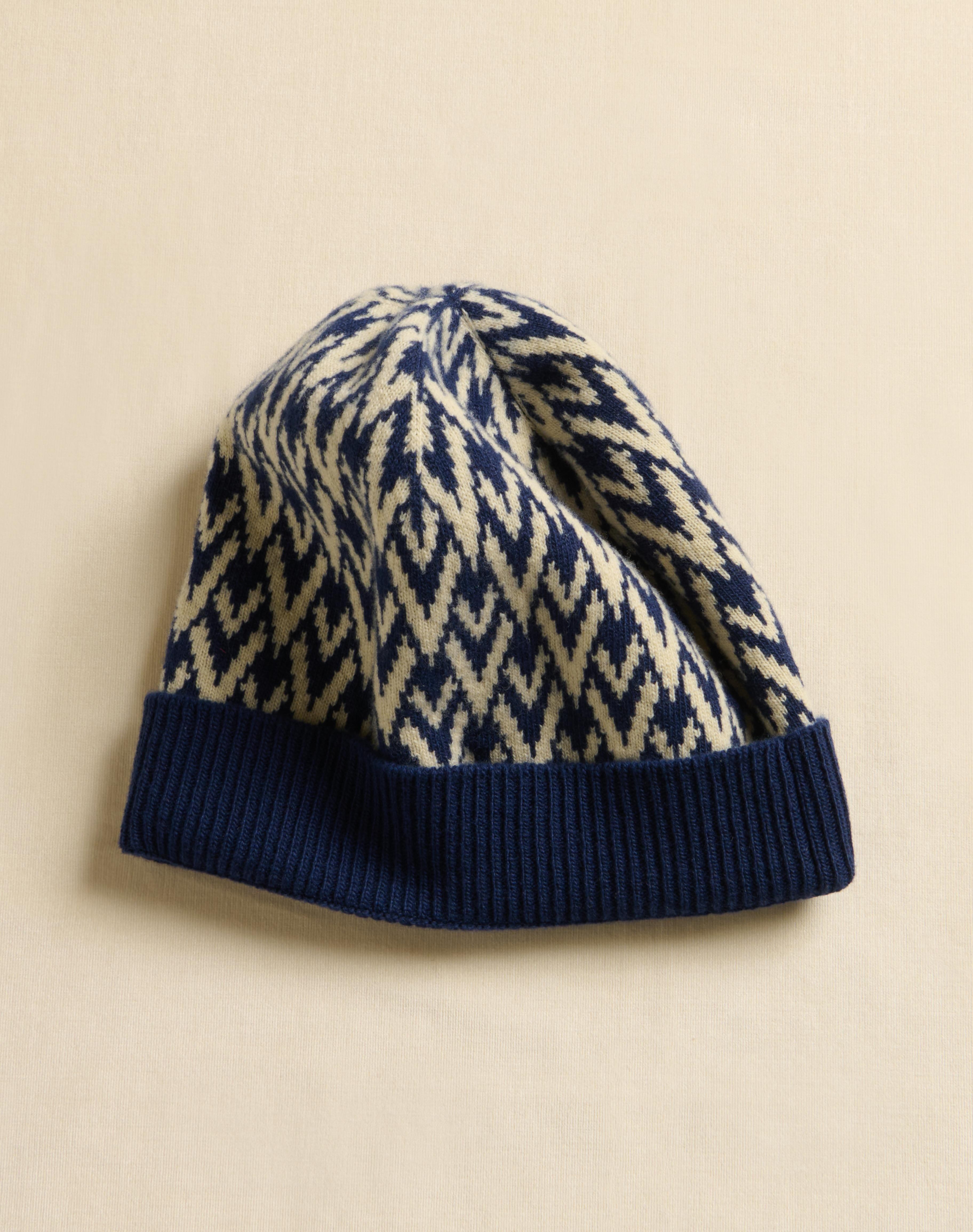 TOUTE LA V SIGNATURE KNITTED WOOL BEANIE - 6