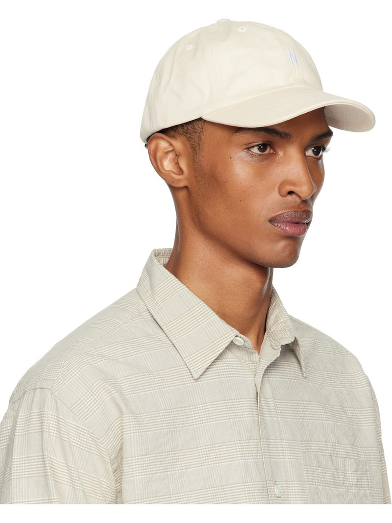 NORSE PROJECTS Beige Twill Sports Cap outlook