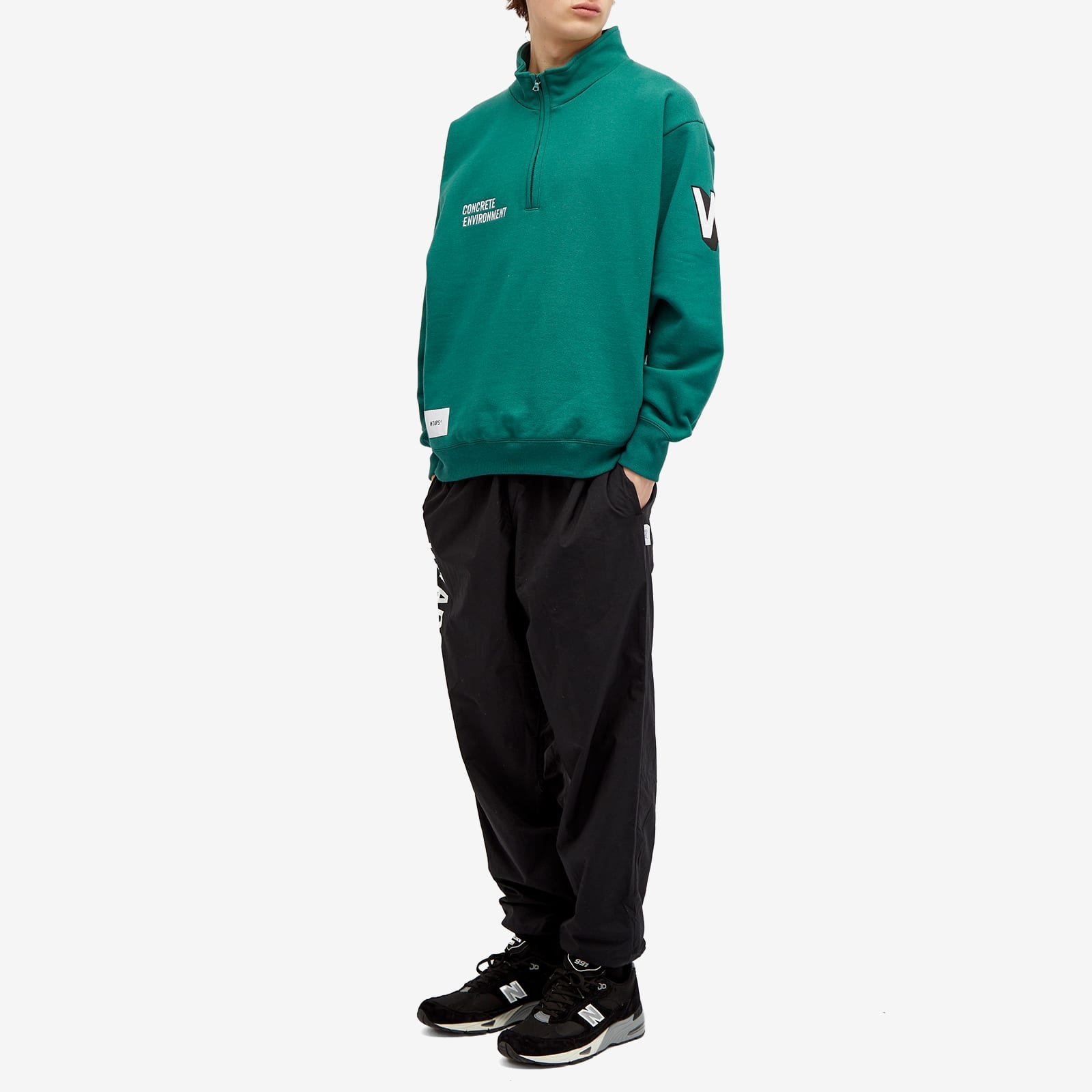 WTAPS 05 Quarter Zip Sweatshirt - 4