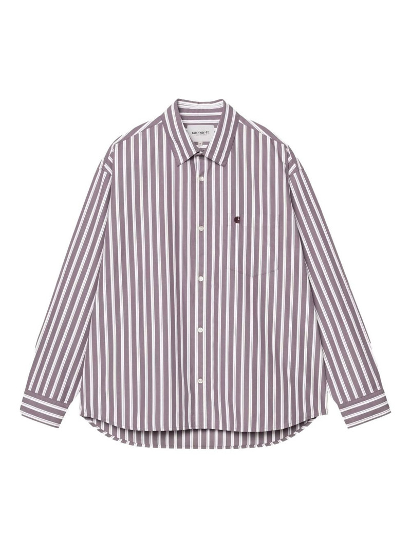 Malden striped-pattern shirt 1