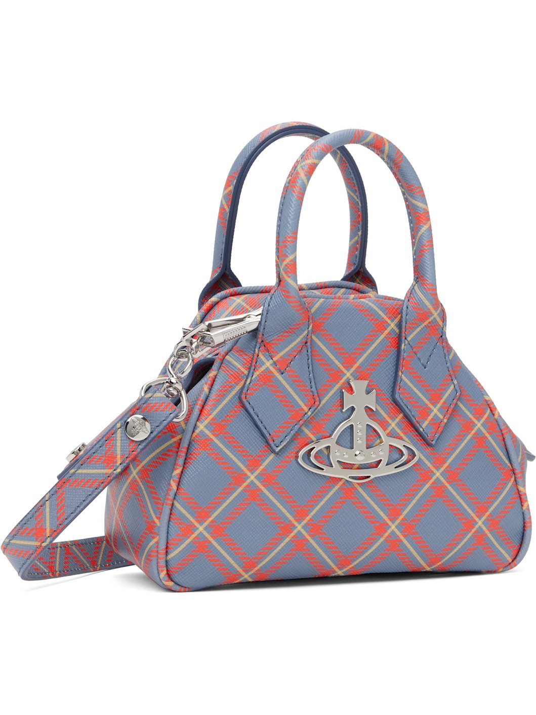 Blue & Orange Mini Yasmine Bag - 2