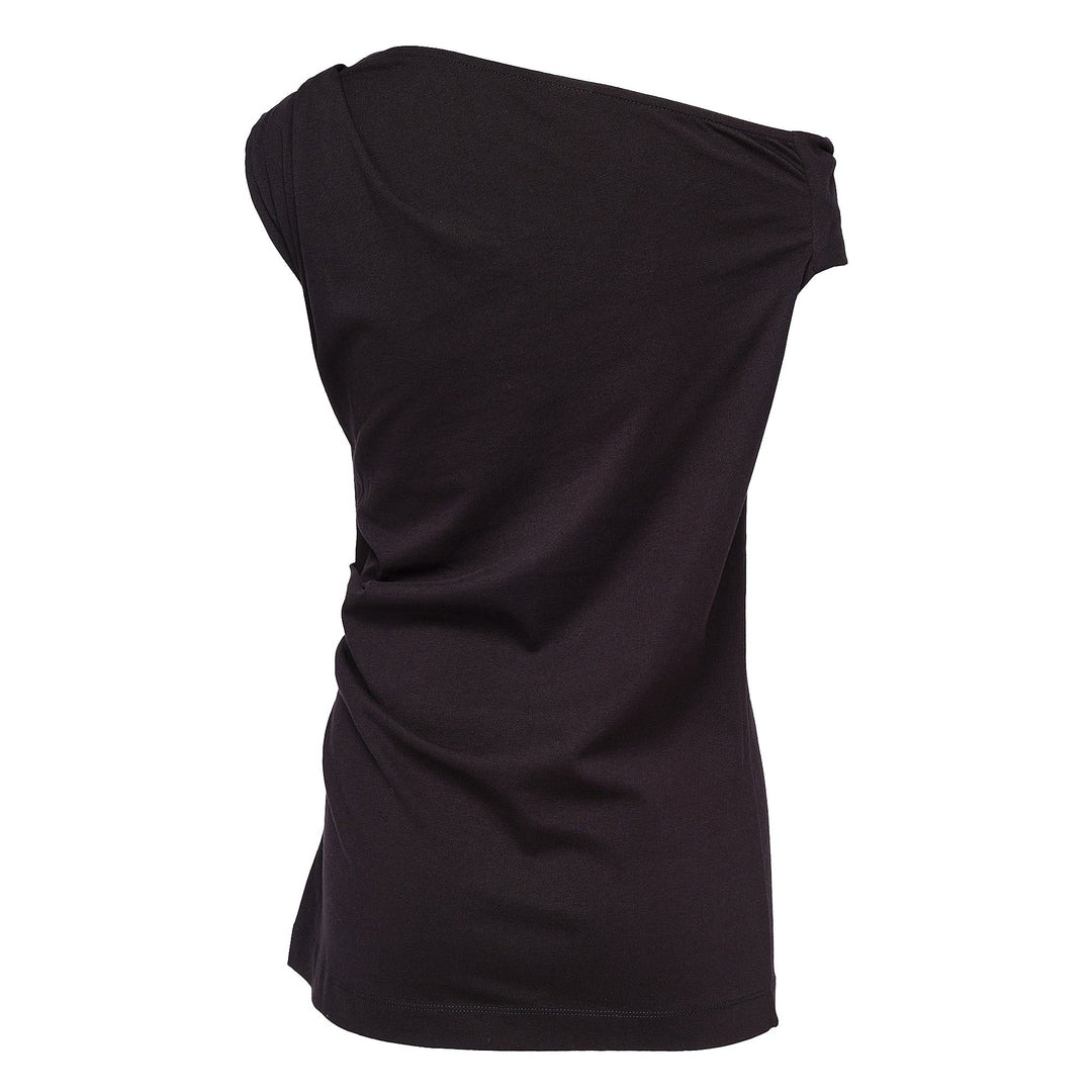 One Shoulder Drape Top - 2