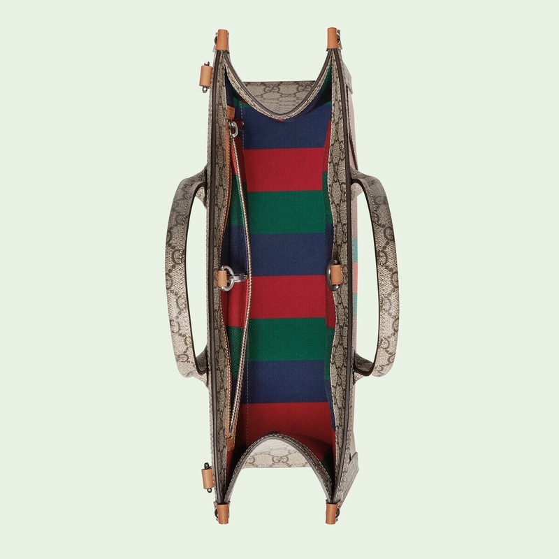 GG medium tote bag with Web 9