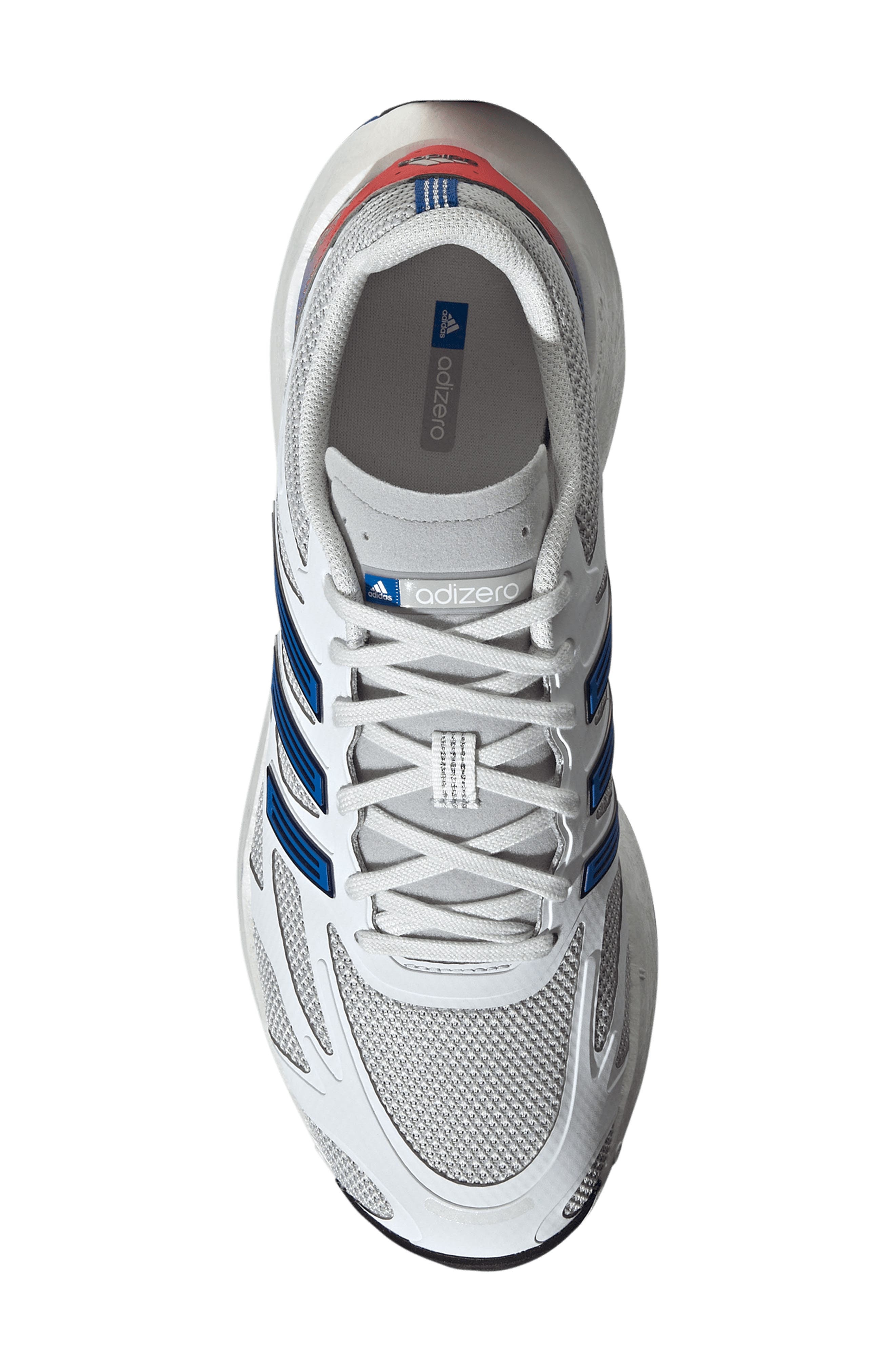 adidas Gender Inclusive Adizero Aruku Sneaker in Crystal White/Grey/Blue at Nordstrom - 4