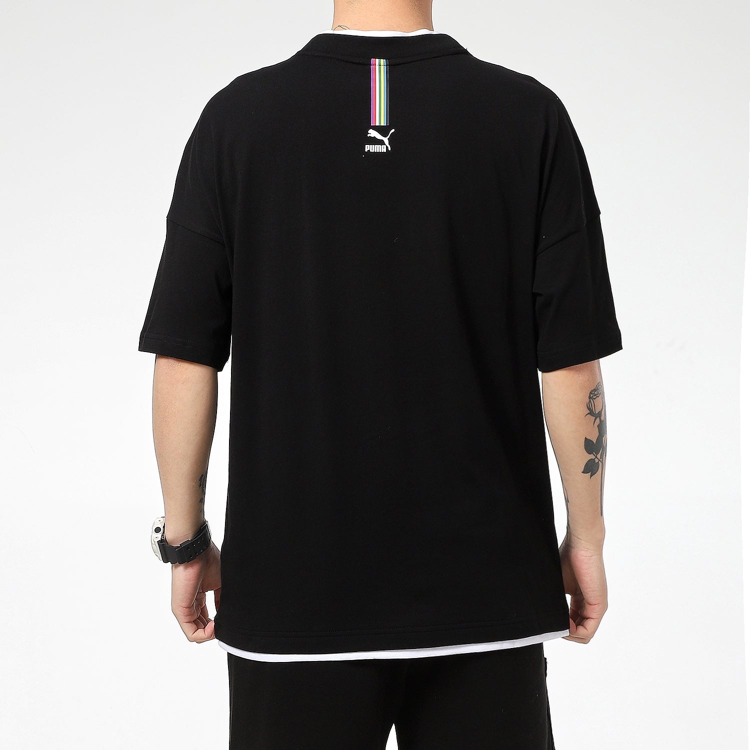 PUMA x Britto T-Shirt 'Black White' 532257-01 - 5