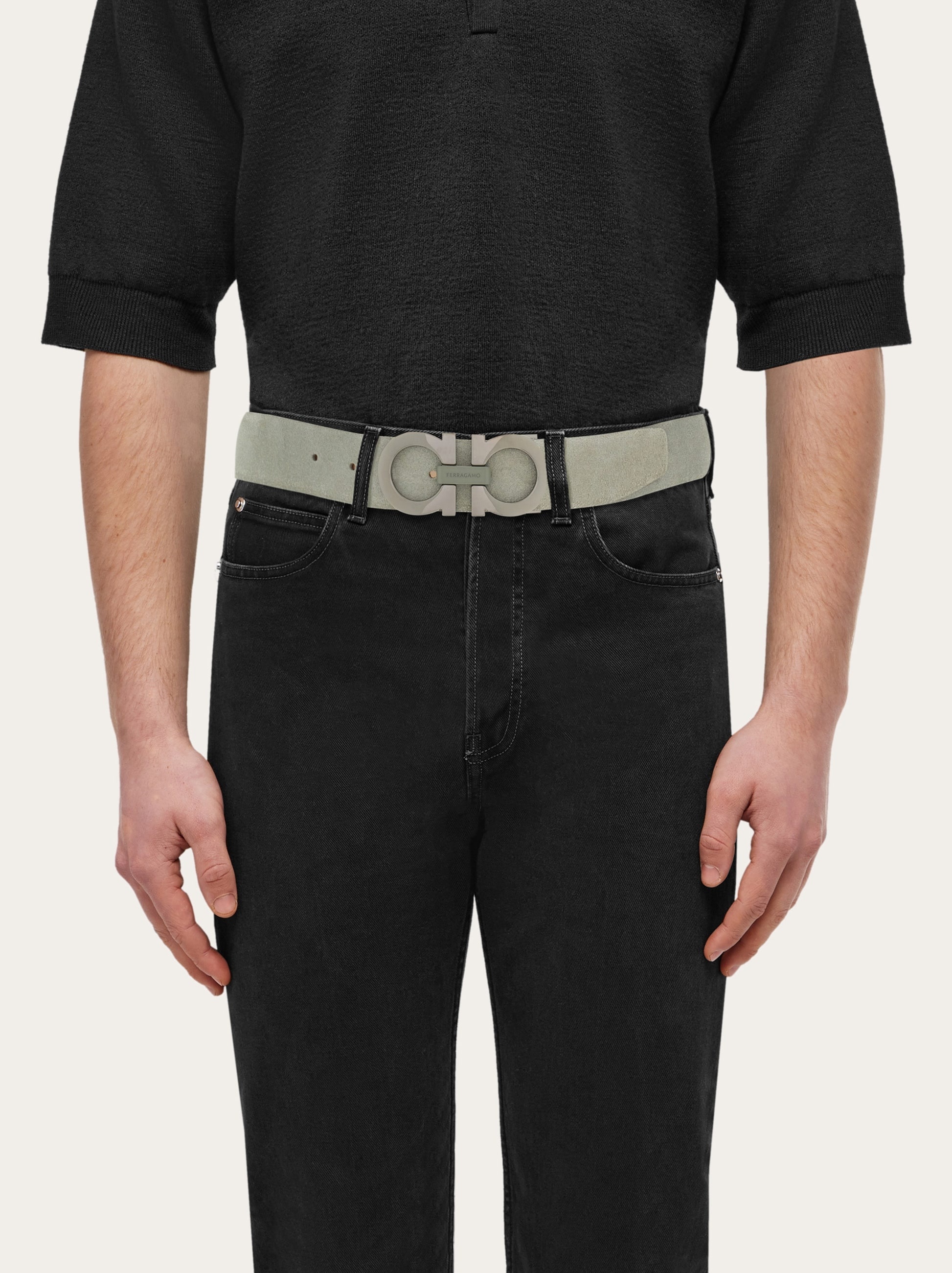 Adjustable Gancini belt - 4