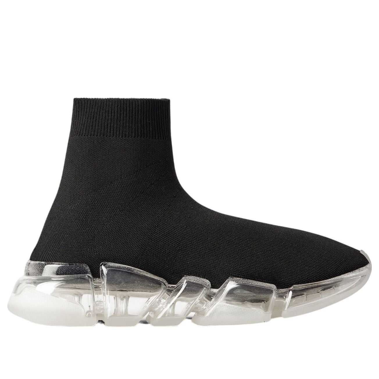 (WMNS) Balenciaga Speed 2.0 'Black Clear Sole' 617196W2DC41090 - 2