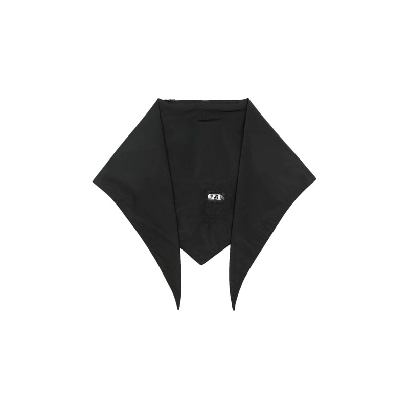 릭 오웬 DRKSHDW Bandana 파우치 스카프 '블랙 이름 * - 1