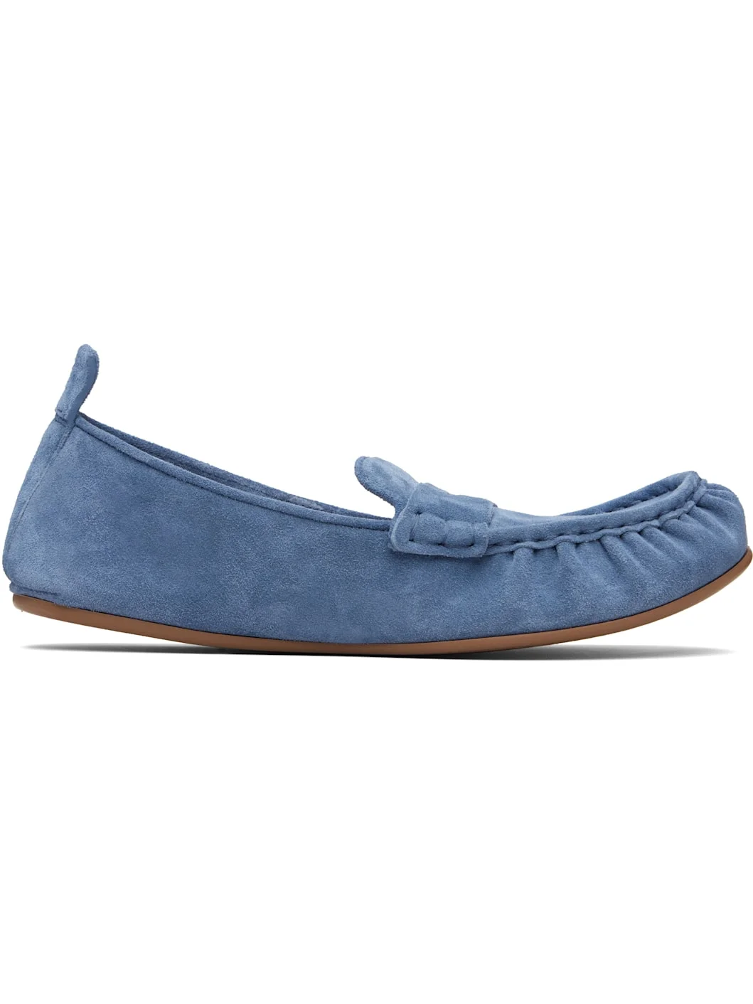 Blue Suede Loafers - 1