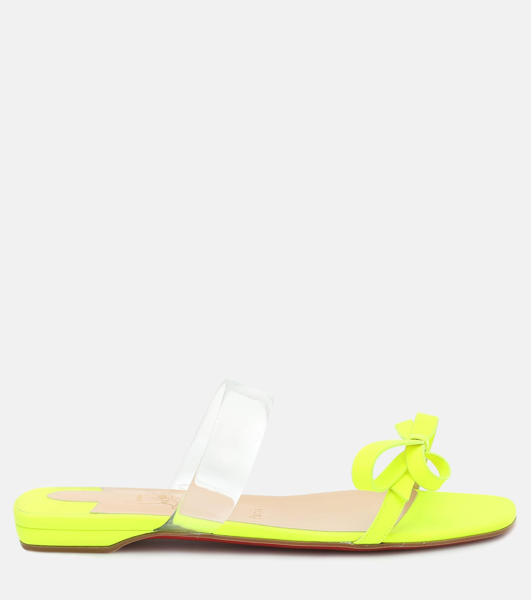 Just Nodo PVC-trimmed leather sandals - 5