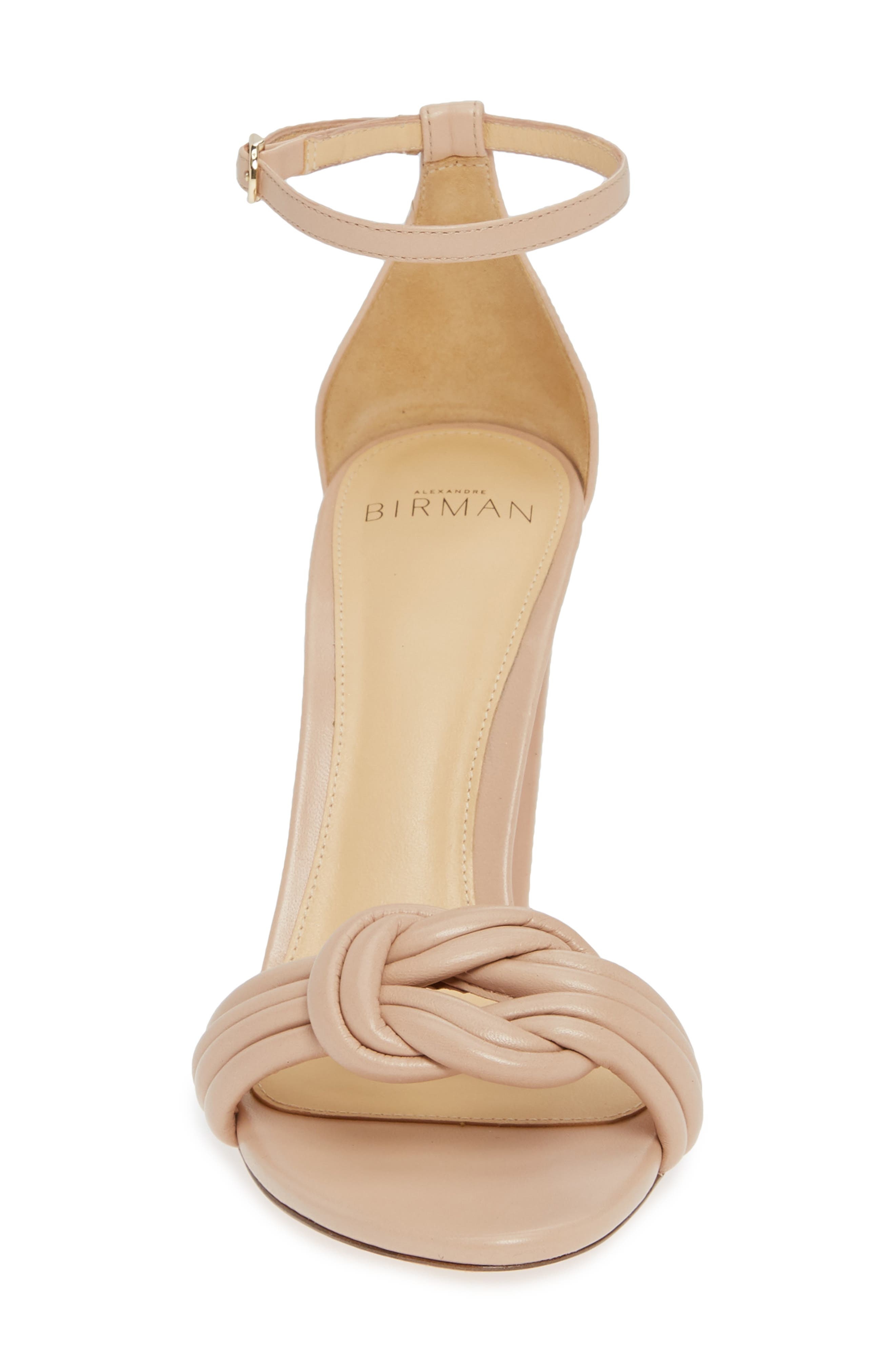 Alexandre Birman Chiara Knot Ankle Strap Sandal in Light Sand at Nordstrom - 4