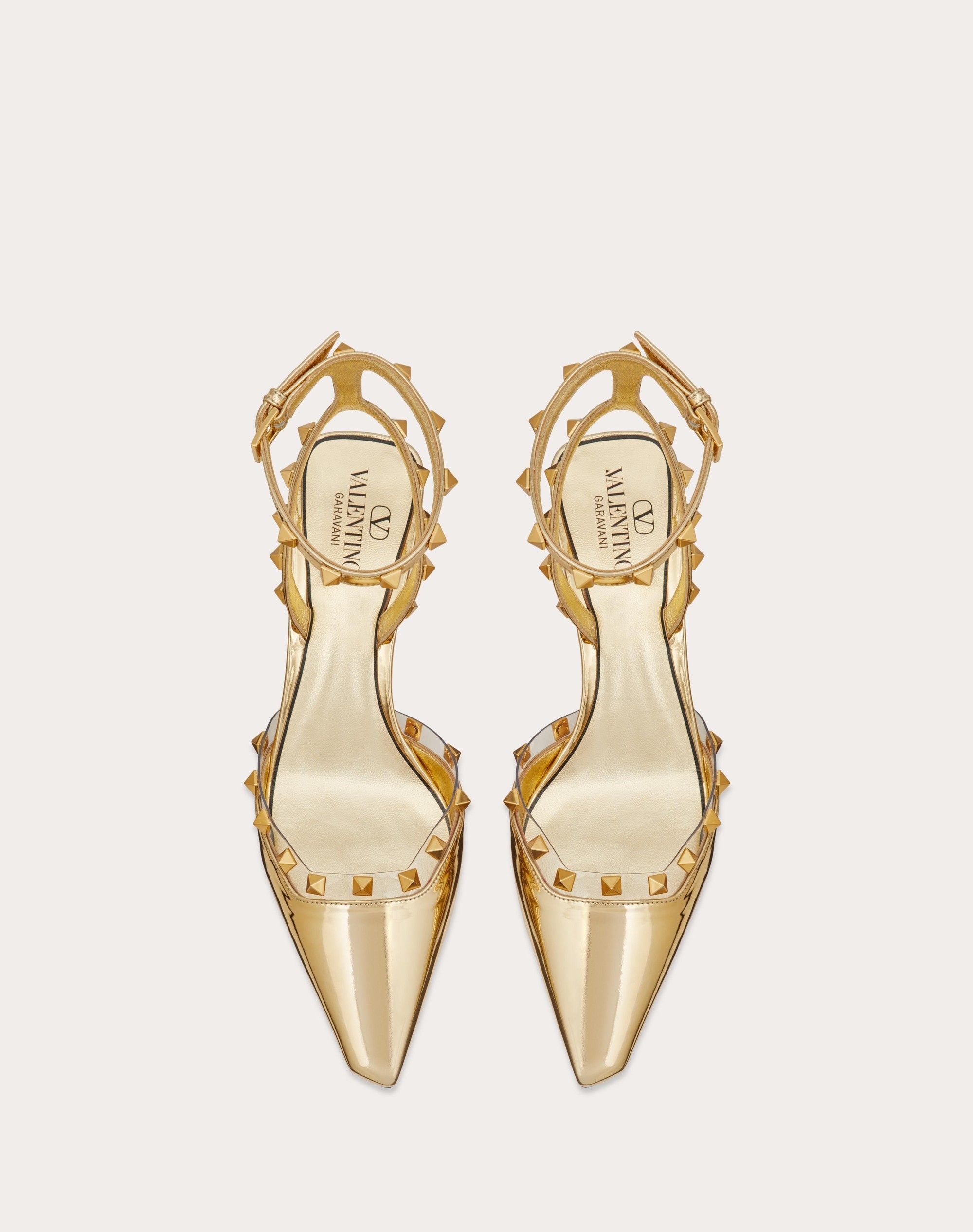 ROCKSTUD COUTURE MIRROR PUMP 50MM - 4