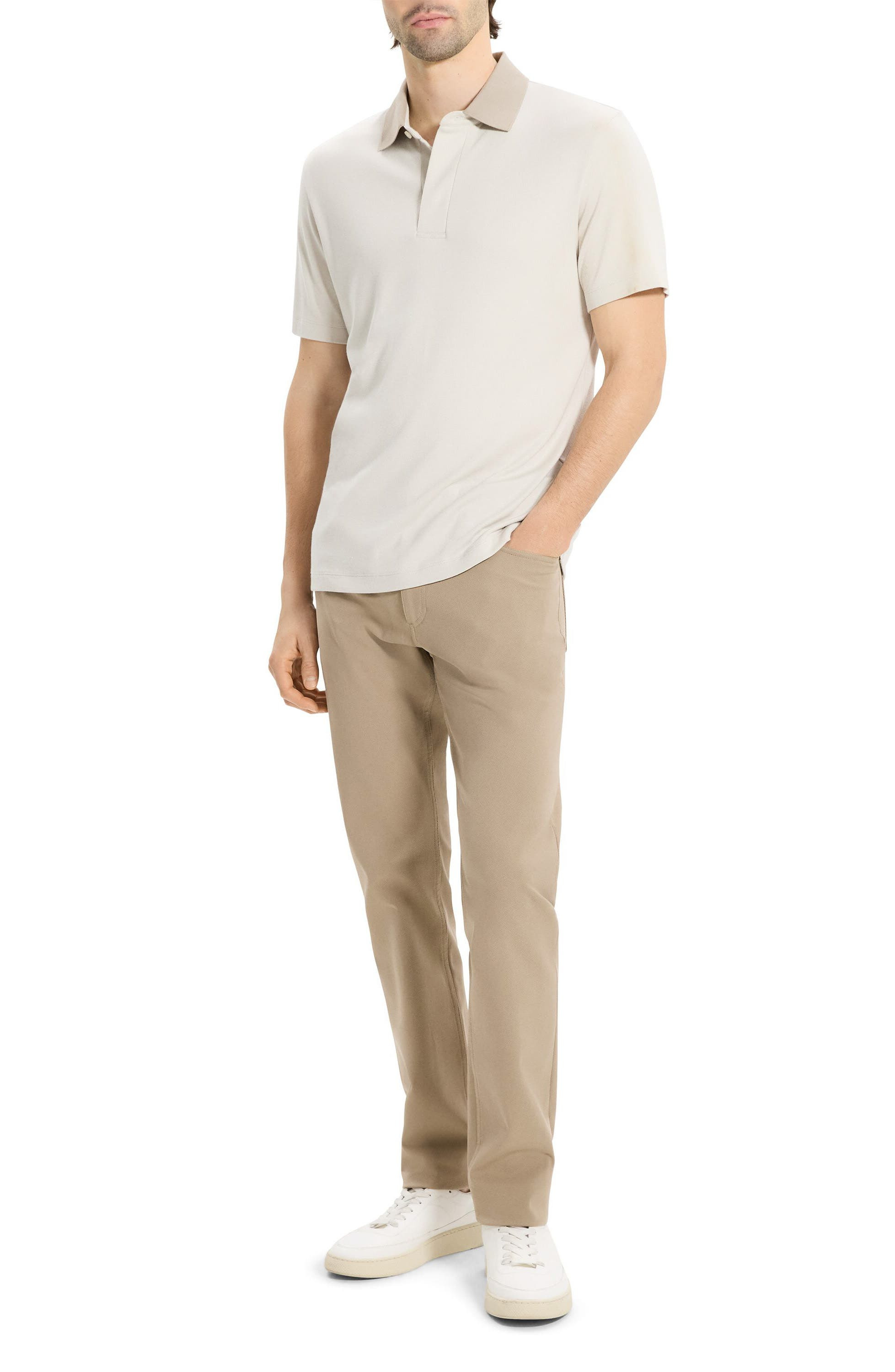 Theory Kayser Anemone Milano Polo in Alabaster at Nordstrom - 5