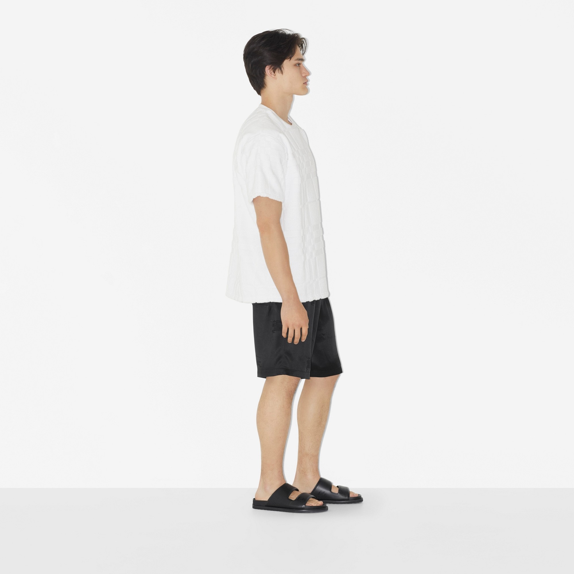 Check Cotton T-shirt - 3