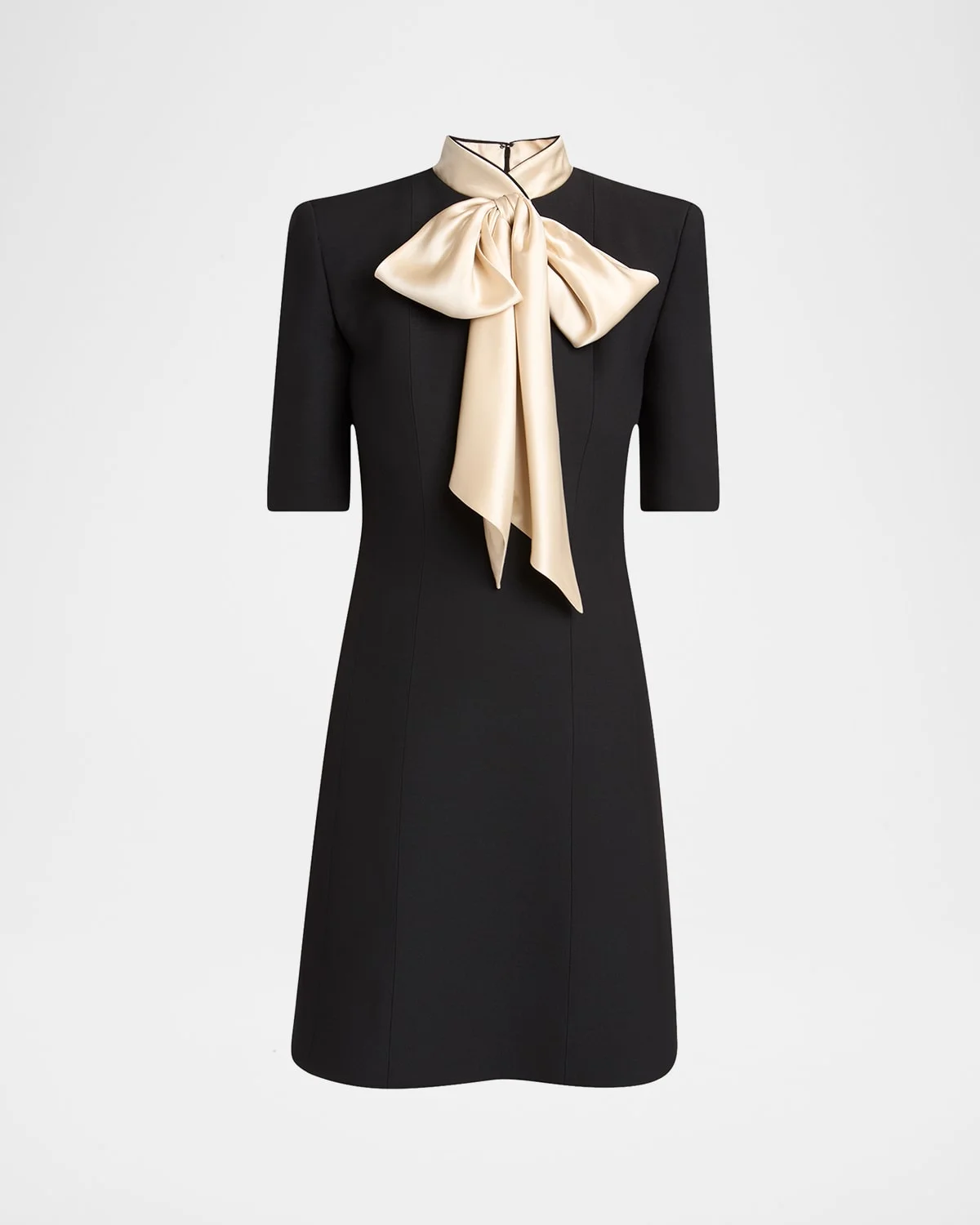 Bow Tailored Mini Dress - 1