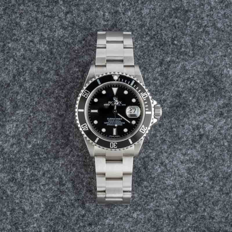 Rolex Submariner 16610T No Holes Stainless Steel Case - 6
