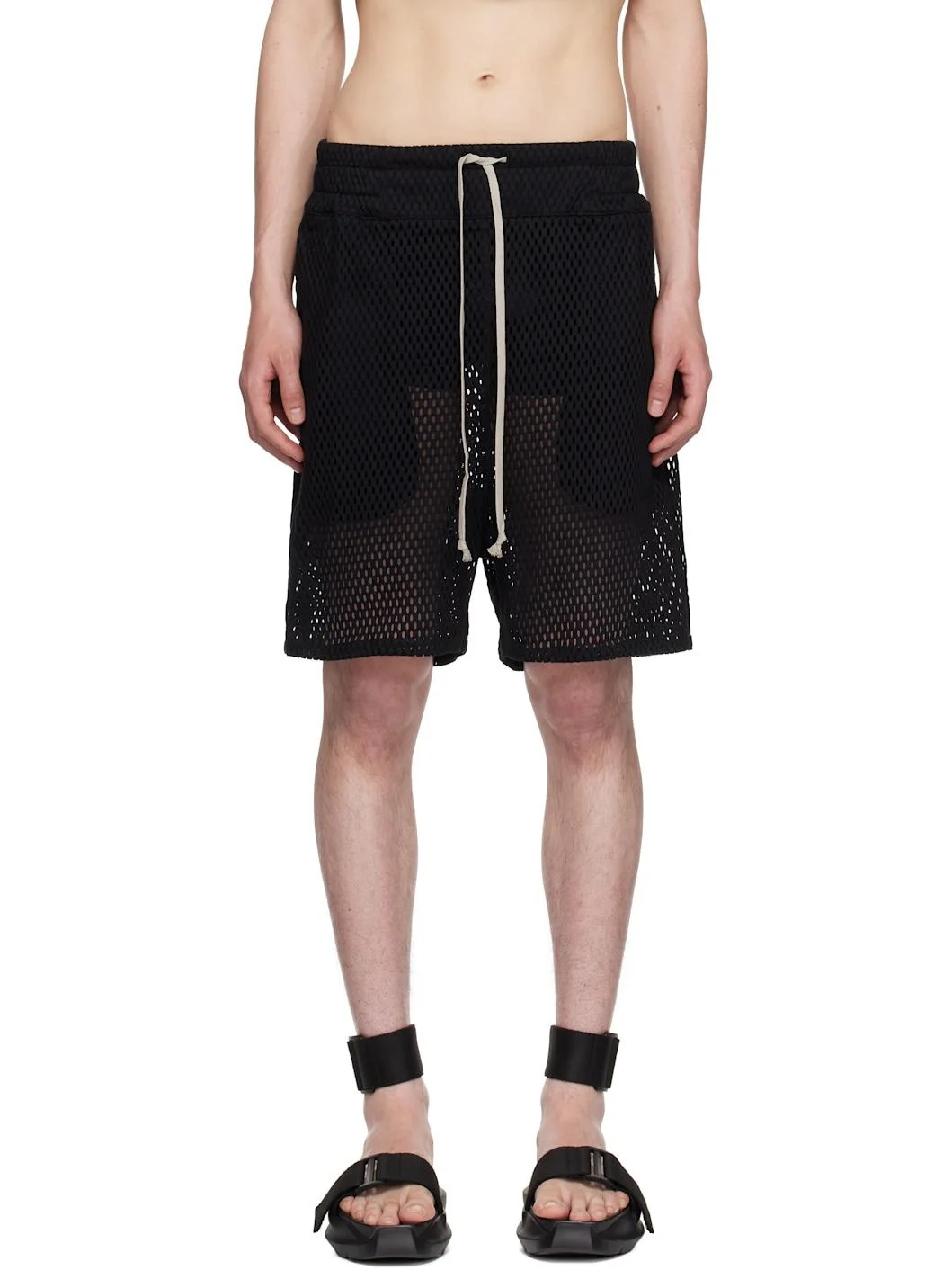 Black Champion Edition Mesh Shorts - 1