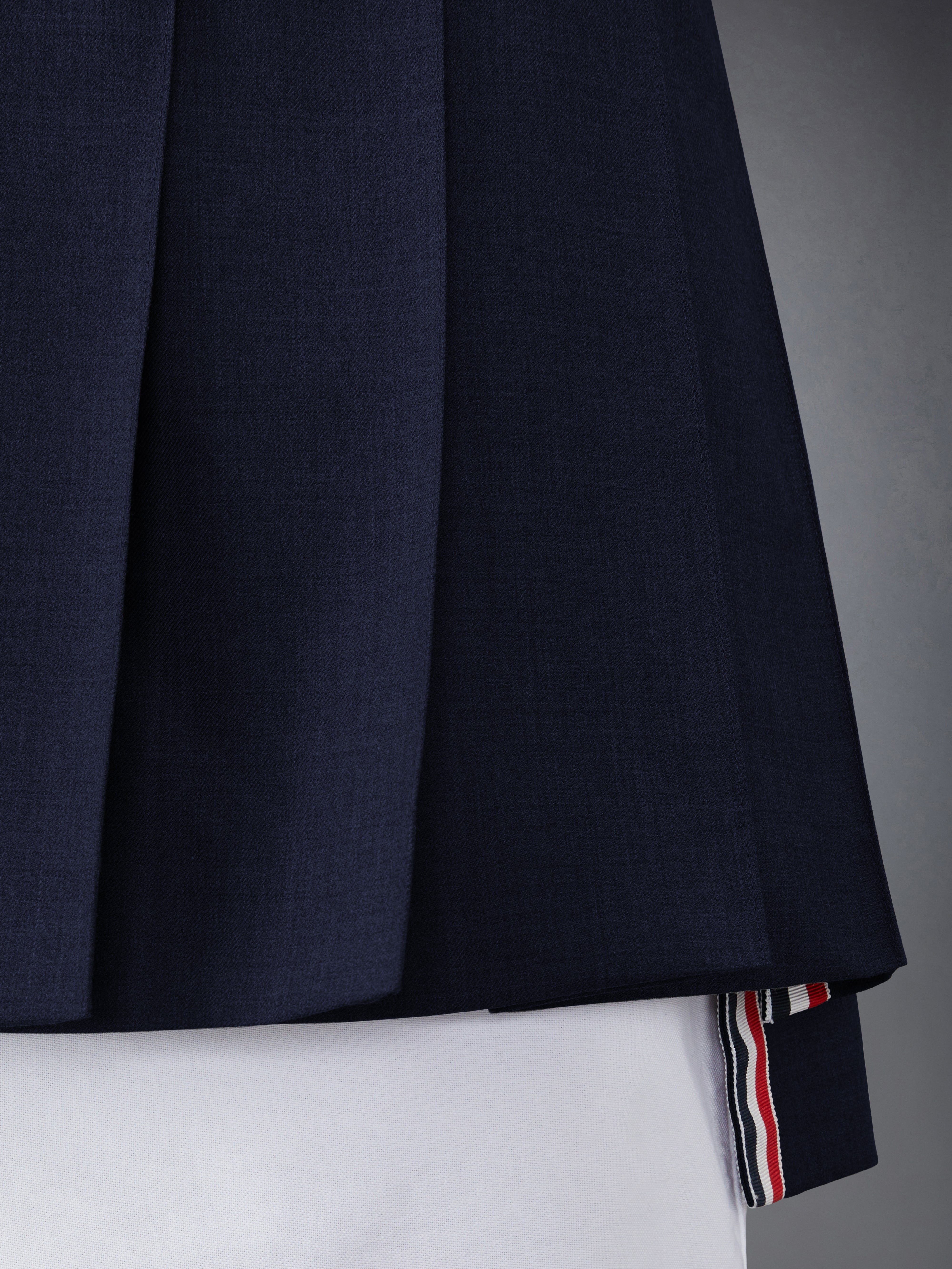 dropped back mini pleated skirt - 5