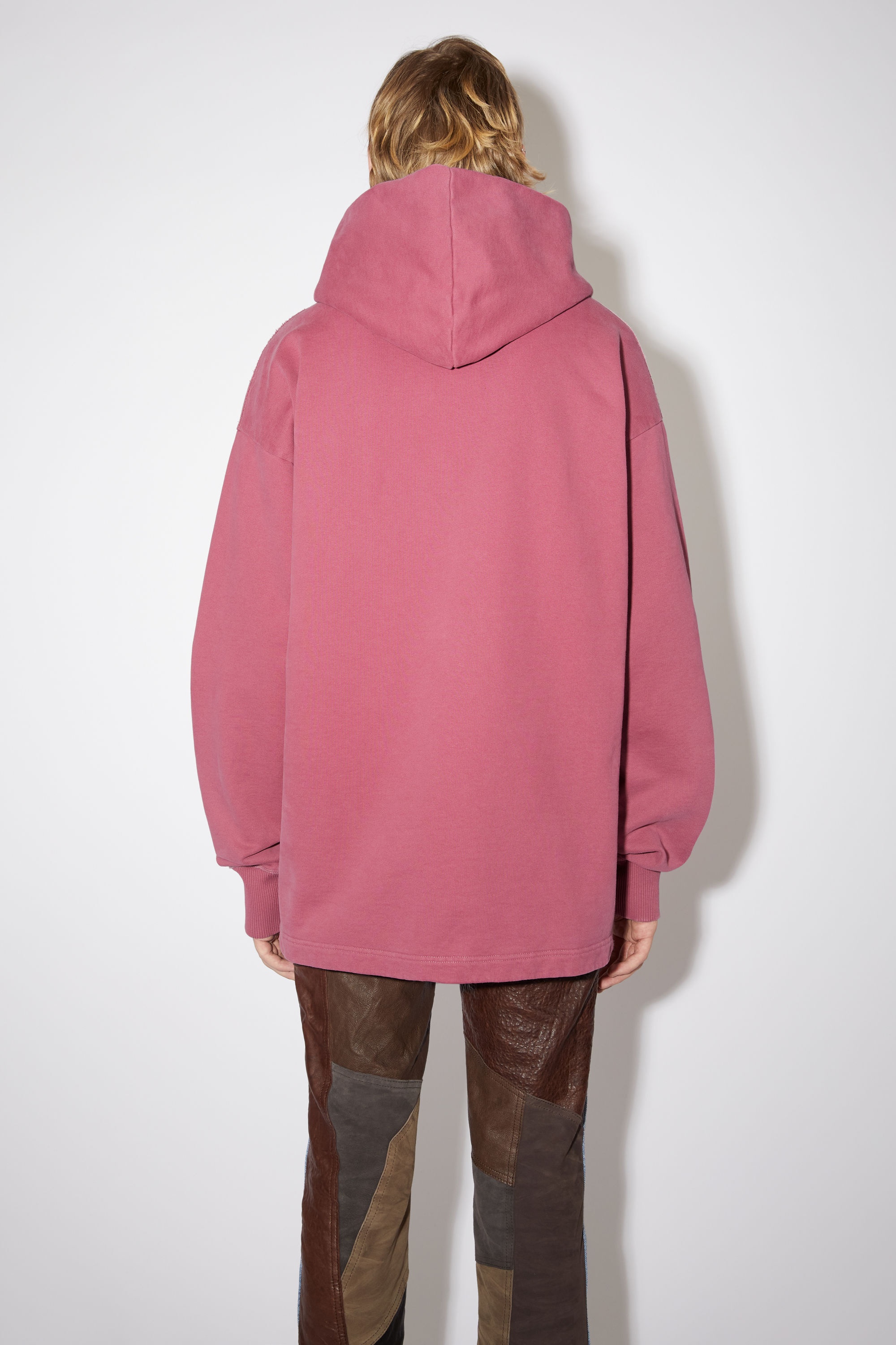 Hooded sweatshirt - Old pink - 3