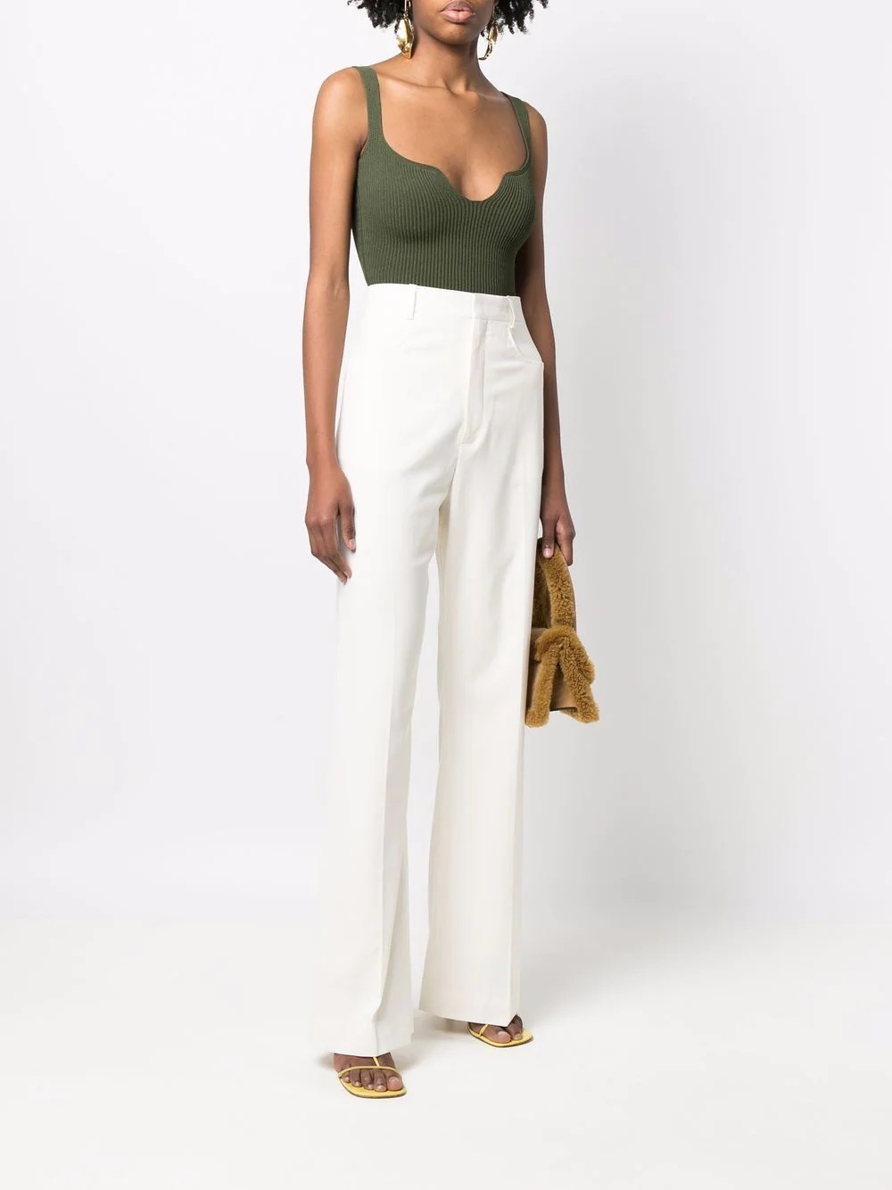 straight-leg trousers - 2
