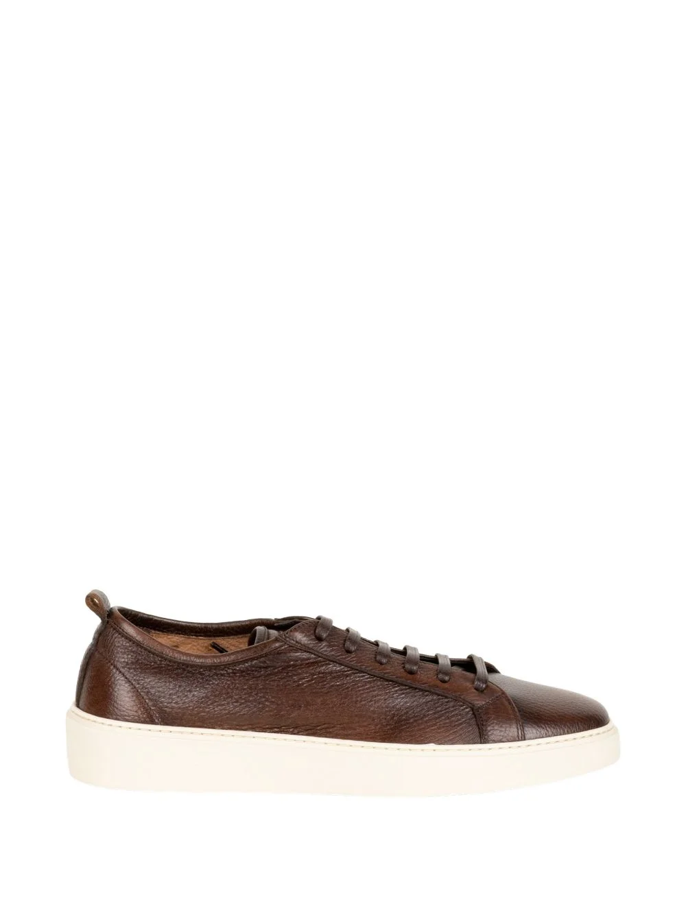 grainy-leather sneakers - 1