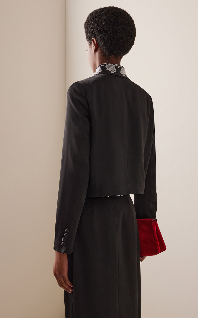 Arlene Satin Jacket black 4