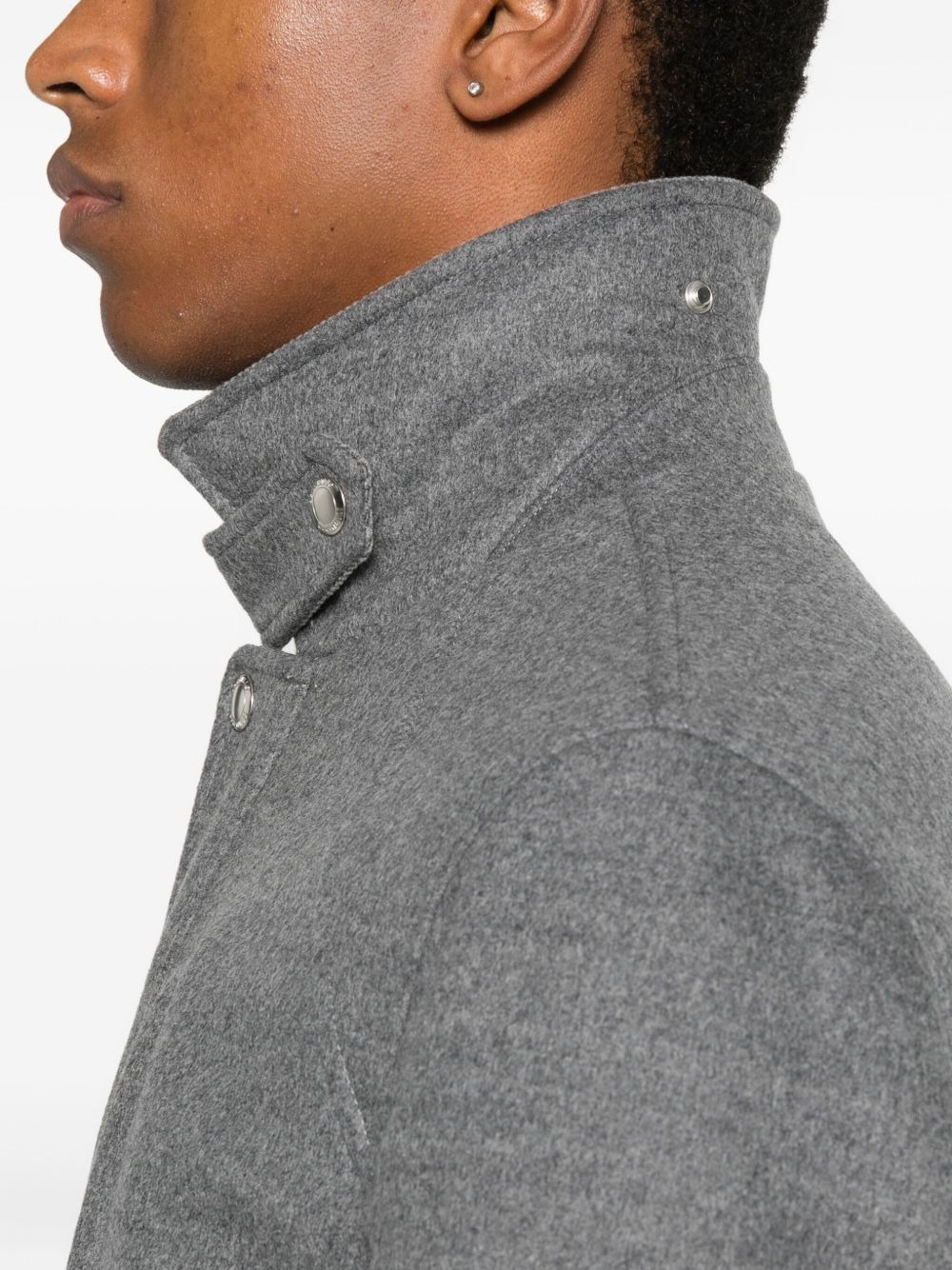 flap-pocket wool jacket - 5