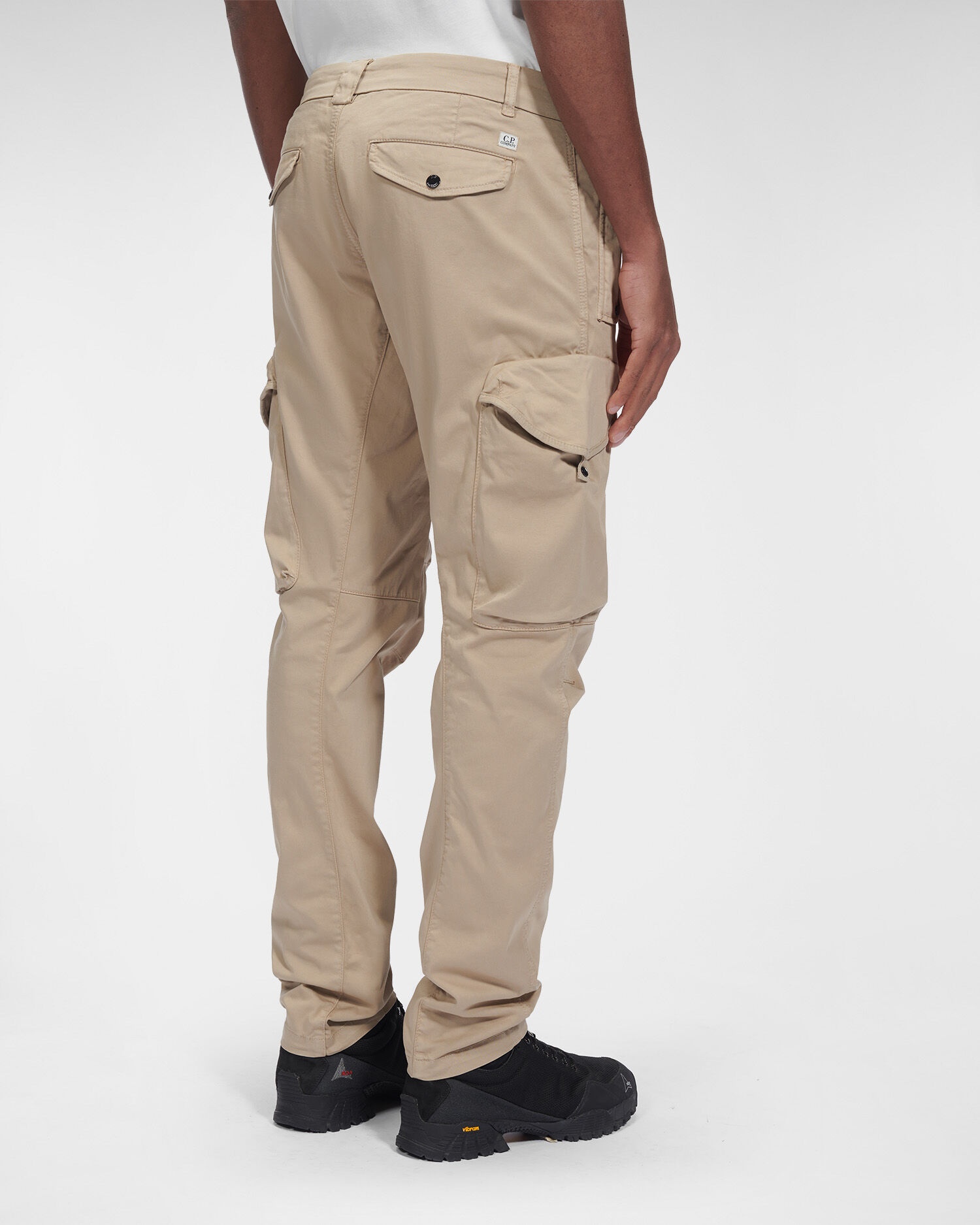 Stretch Sateen Ergonomic Fit Cargo Pants - 3